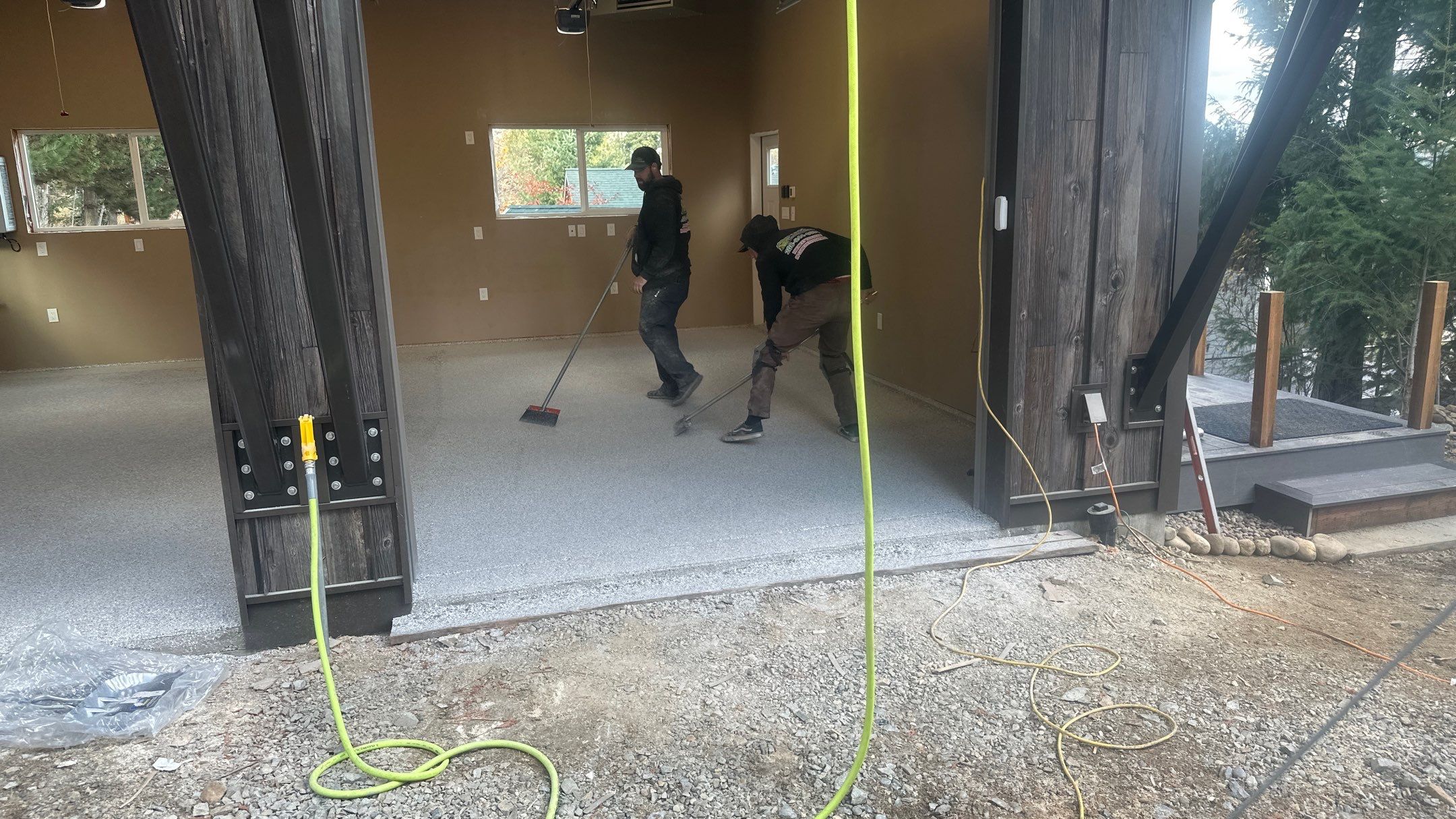 Shop Transformation using Claystone Hybrid by Croc Coatings, LLC