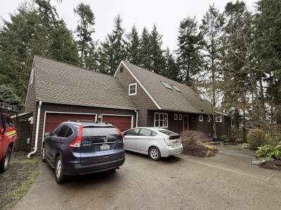 Residential Roof Repair In Progress in Bainbridge Island, WA