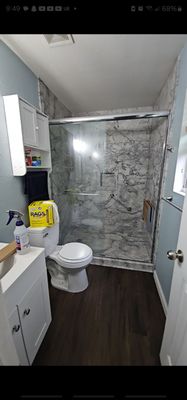 Tub to Walk in Shower in Buda