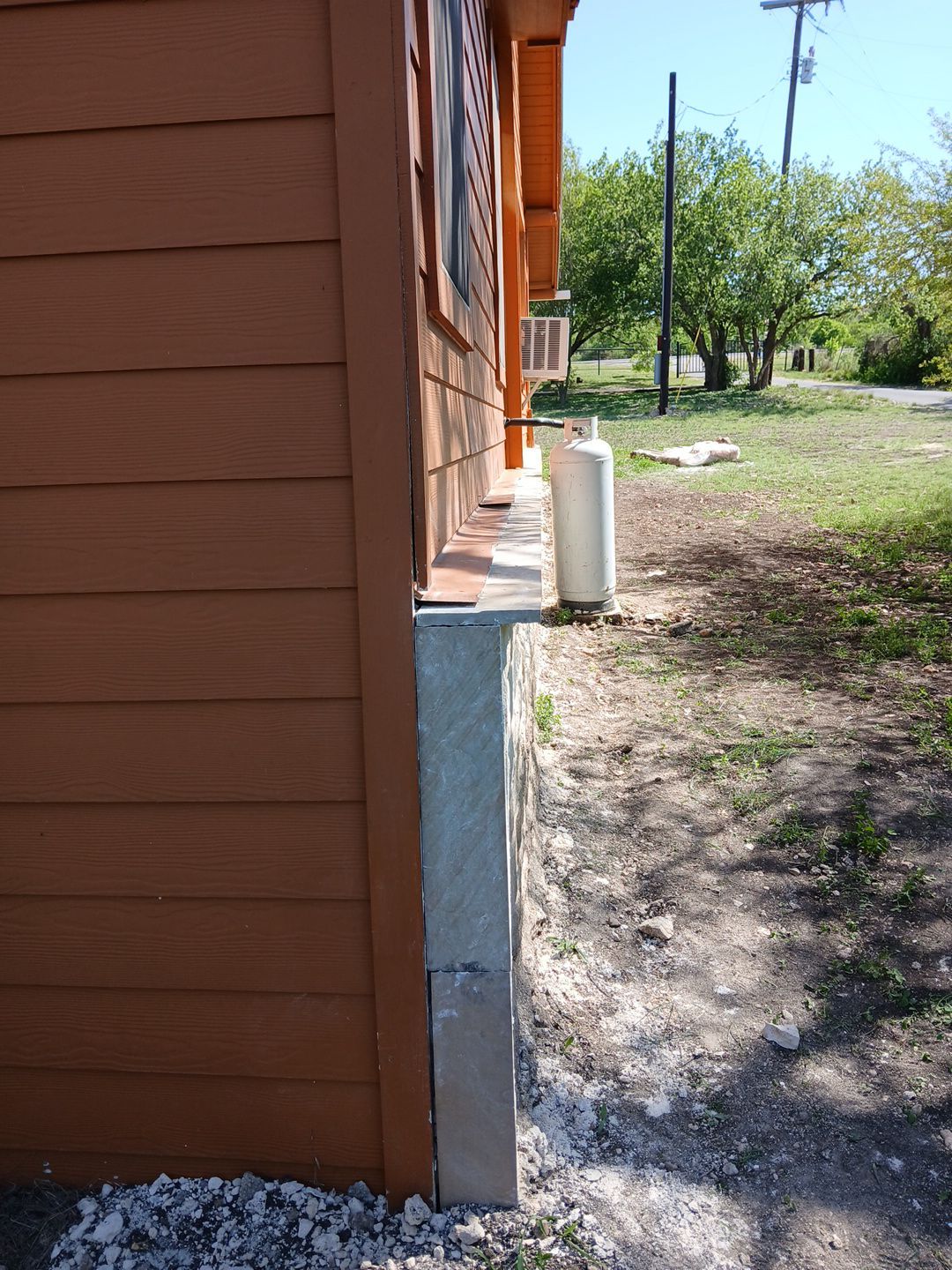 Rock removal and stone installation  by TXN Remodeling n Construction