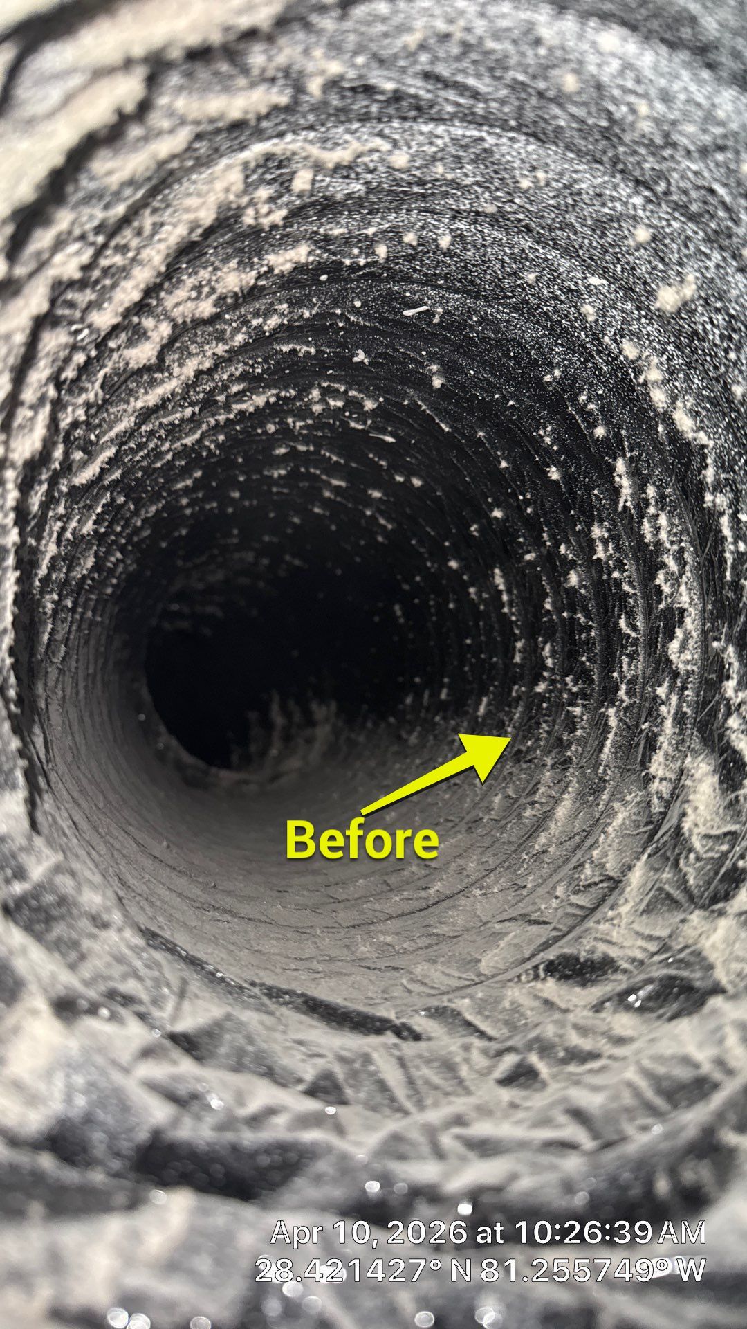 Air Duct Bath Fan Exhaust Cleaning in Orlando by Hygienic Air, Inc