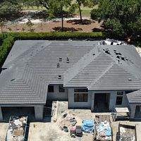 Westlake Plantation Slate Like Dark Charcoal Blend by Total Roofing System The Metal Roof Experts