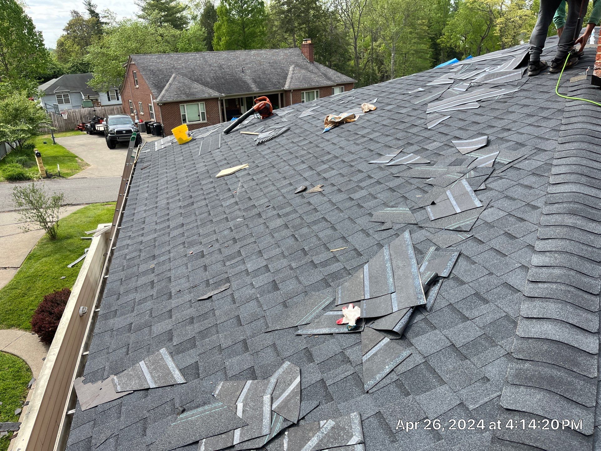 Residential Roofing Installation using Certainteed Landmark Pro Shingles by Fahey Roofing + Contracting