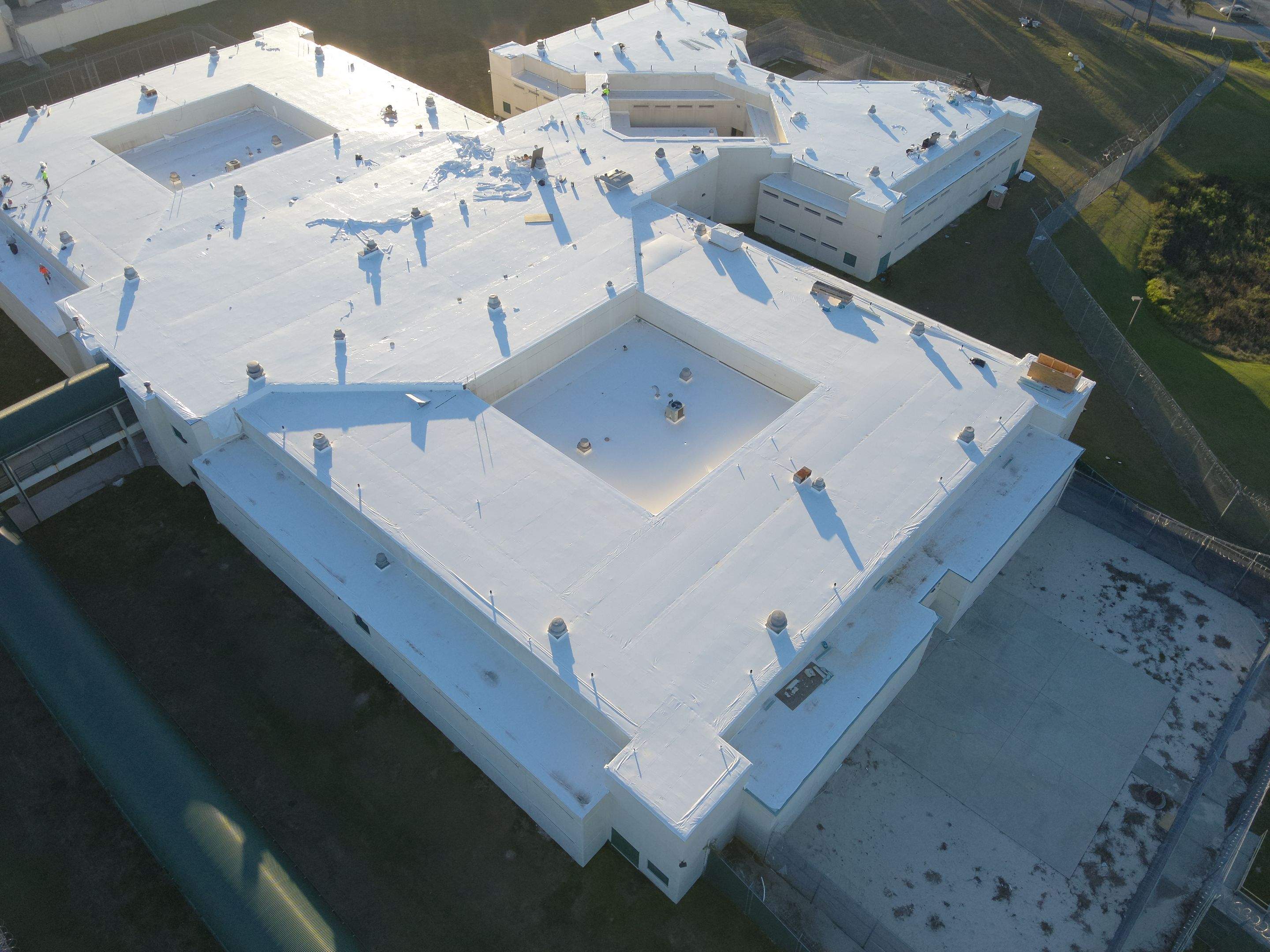 Polk County Jail - Roof Replacement by 1st Class Roofing, Inc.