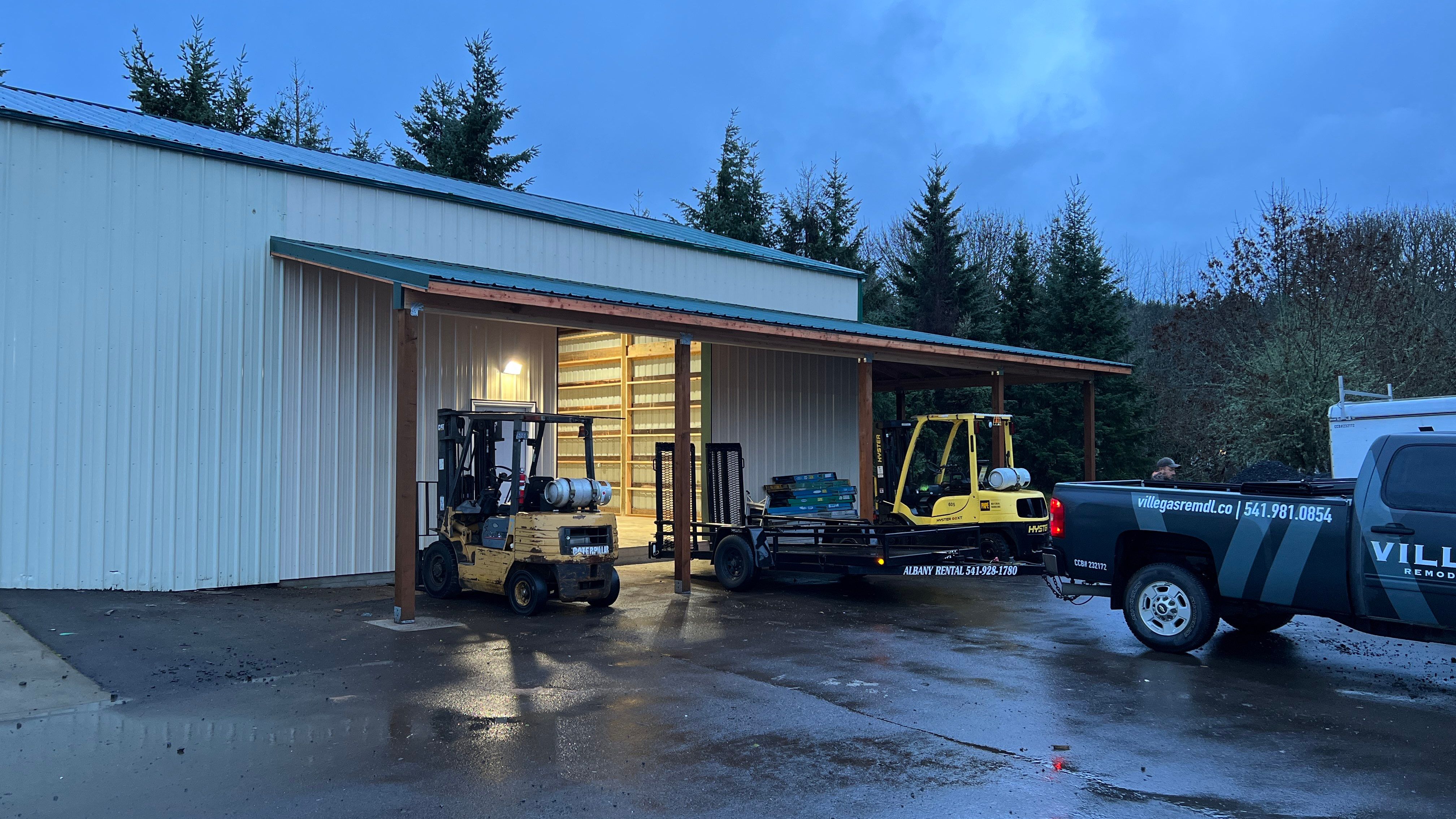 Warehouse Enclosure and Patio Cover Build by Villegas Remodeling, LLC