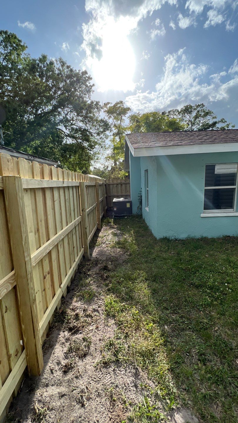 Sarasota, FL 6ft. Tall Treated Board on Board Privacy Fence  by Asap fence and gates, LLC