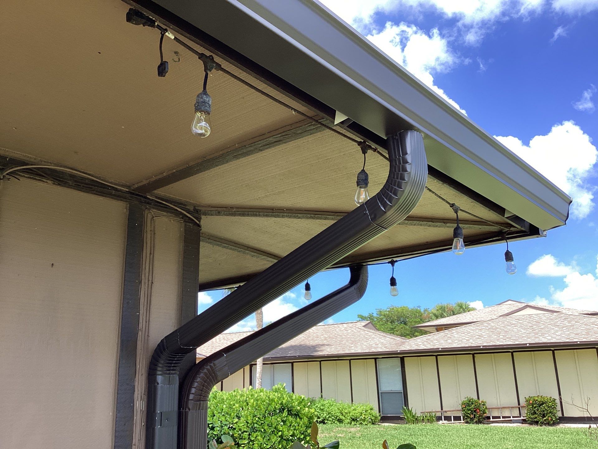 Custom Bronze Gutters Installation in Fort Myers FL by Gutter Professors