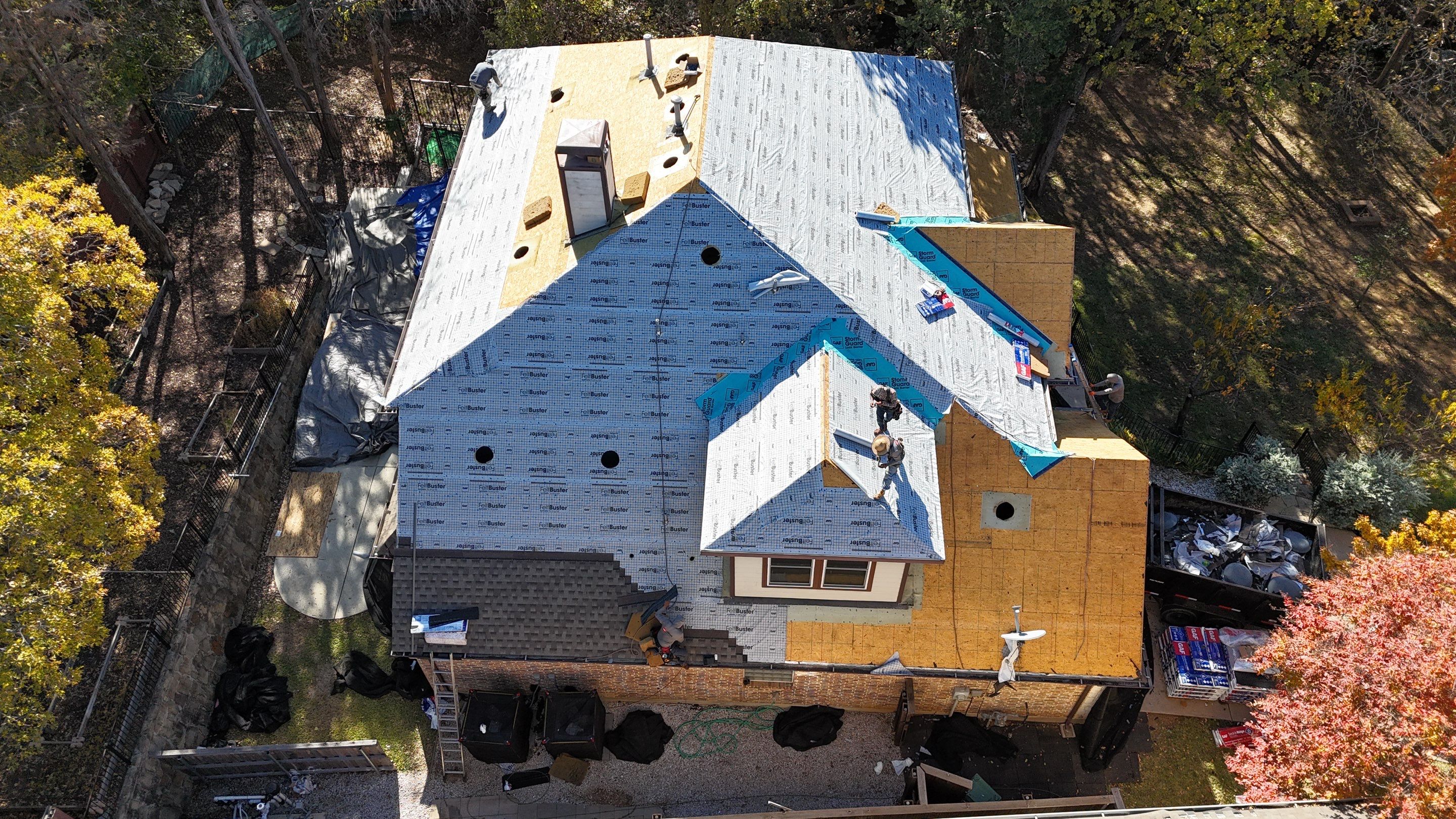 Grapevine Texas Project - Retail Roof Replacement  by First United Roofing & Construction