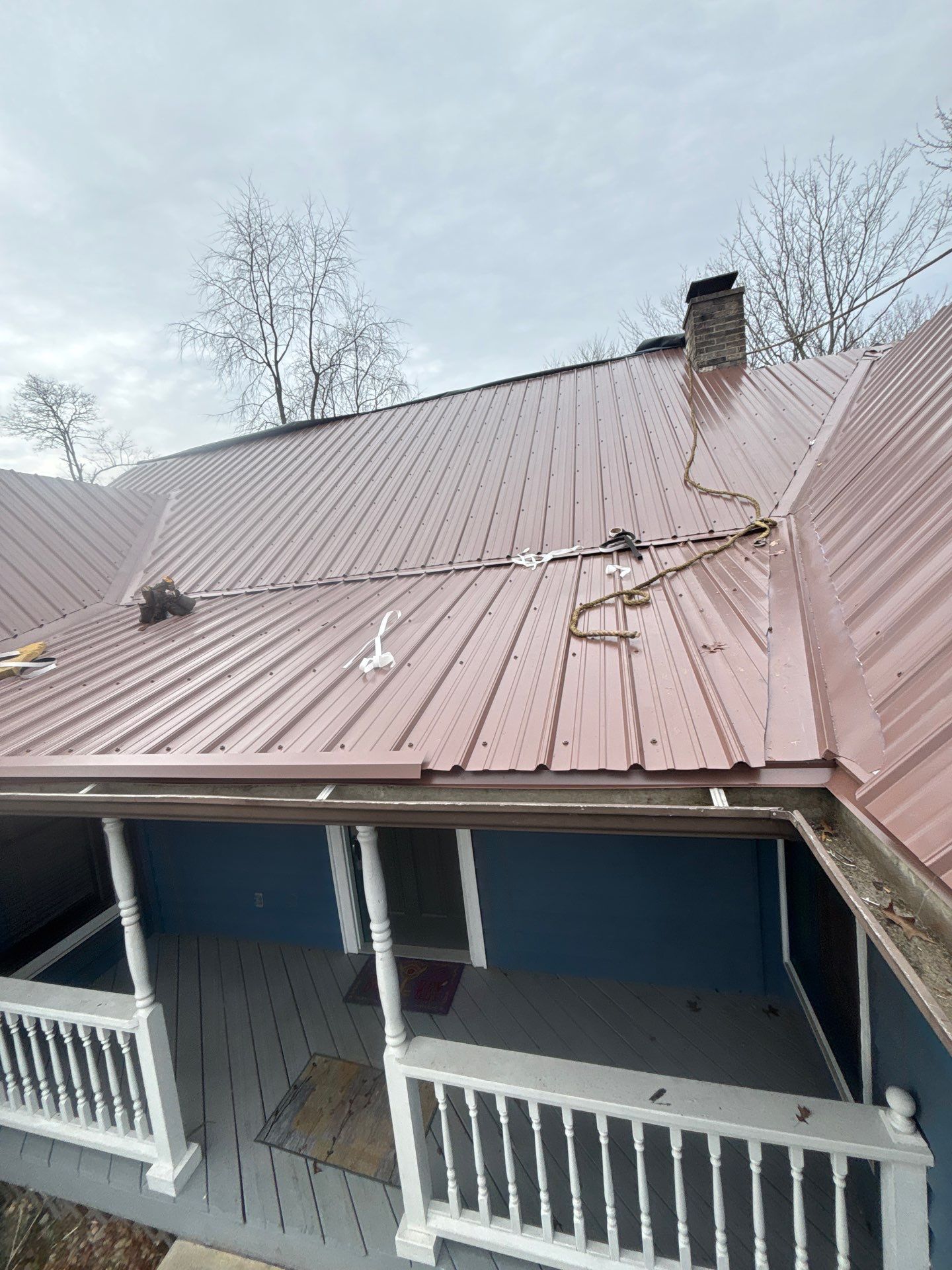 Residential Roofing Installation using Metal by Rainstoppers Roofing