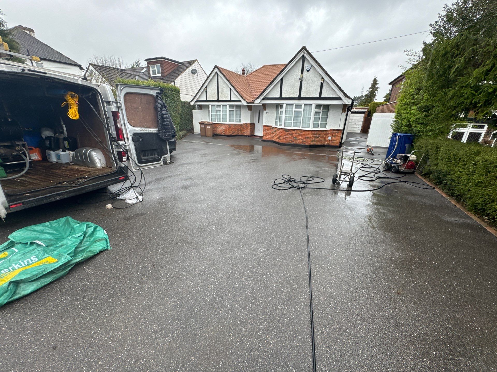 Exterior Clean - Roof - Patio - Driveway using honda 21 ltr/min by Ges Exterior Cleaning ltd