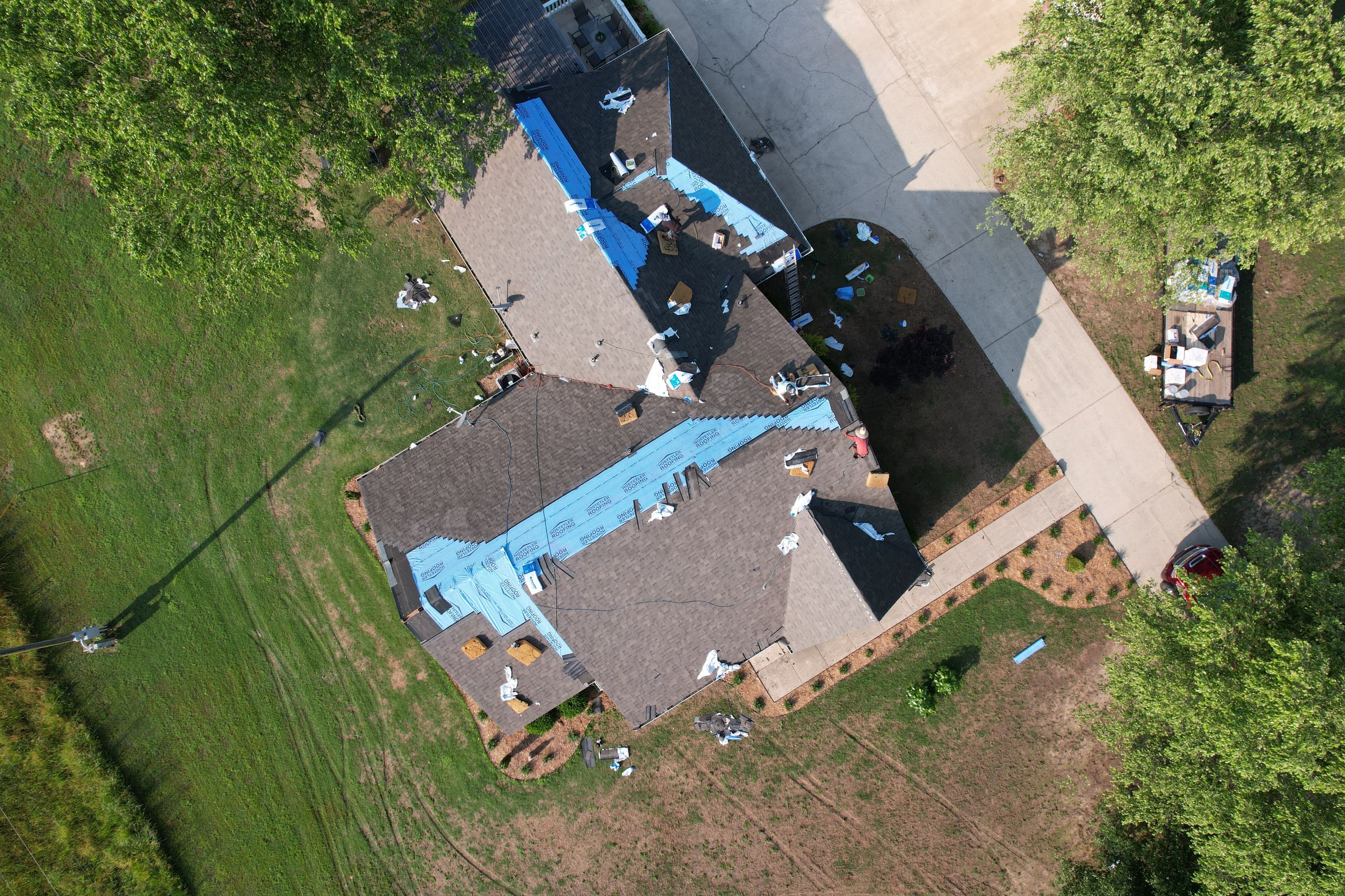 Residential Shingle Reroof using Malarkey Vista by Hostetler Roofing