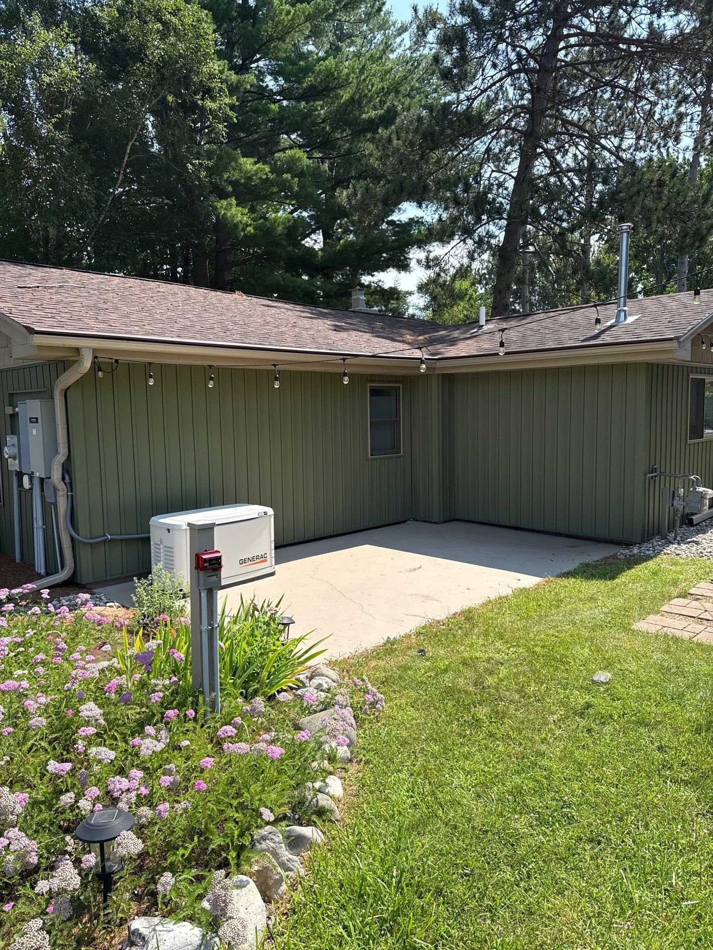 Gutter and Gutter Helmet Protection System in Central Lake by Rainbow Seamless Systems