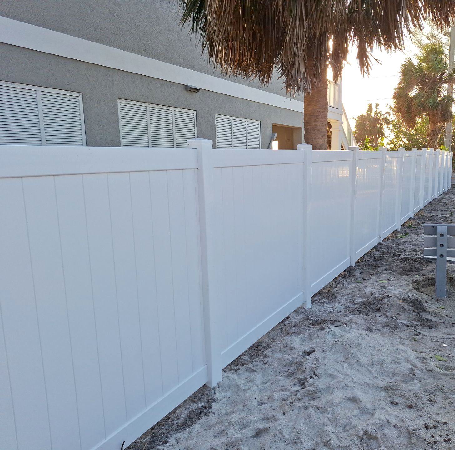 Vinyl Fence Installation using 6Ft Vinyl Privacy Fence with a 4Ft White Picket Fence by Asap fence and gates, LLC