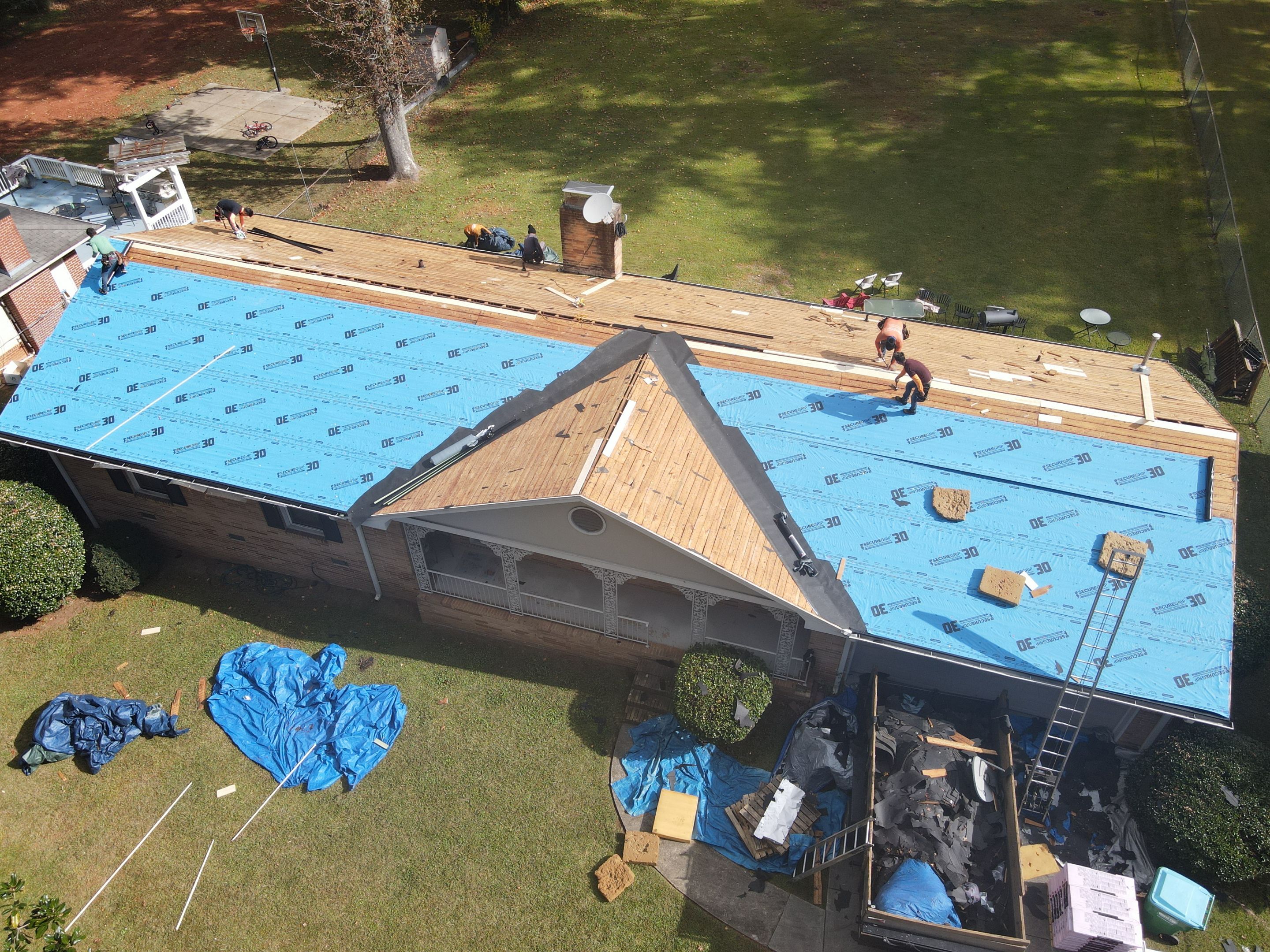 Residential Roofing Installation using Owens Corning by Inspector Roofing and Restoration