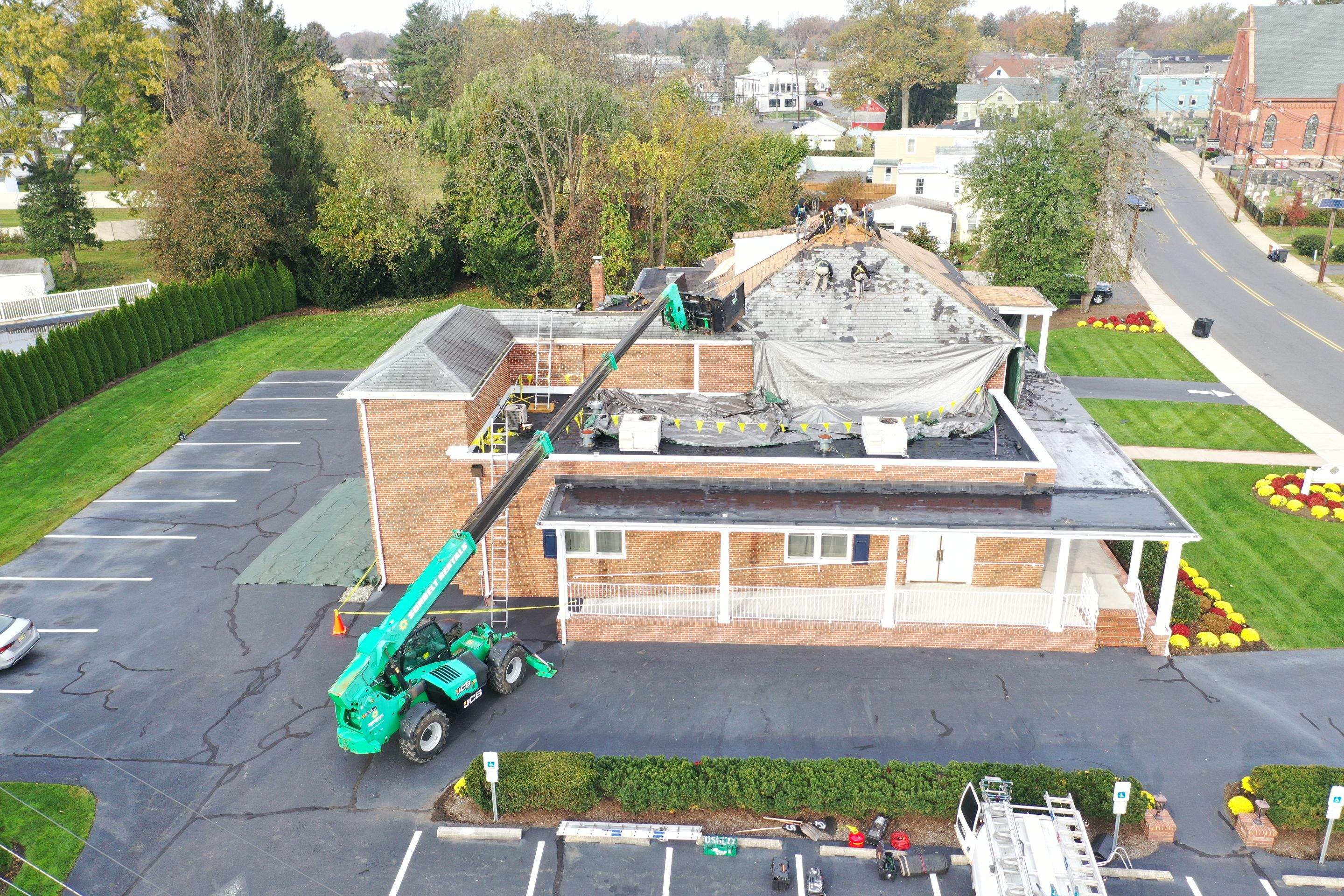 Commercial Roofing Installation using GAF Timberline / GAF TPO by All Site Roofing