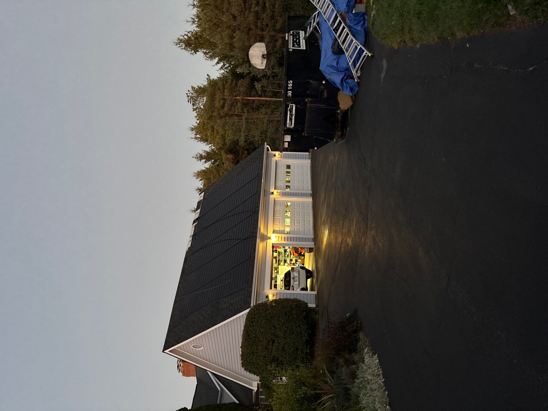 GAF Timberline Solar Roof Installation in Pittsford, NY by American Home Contractors