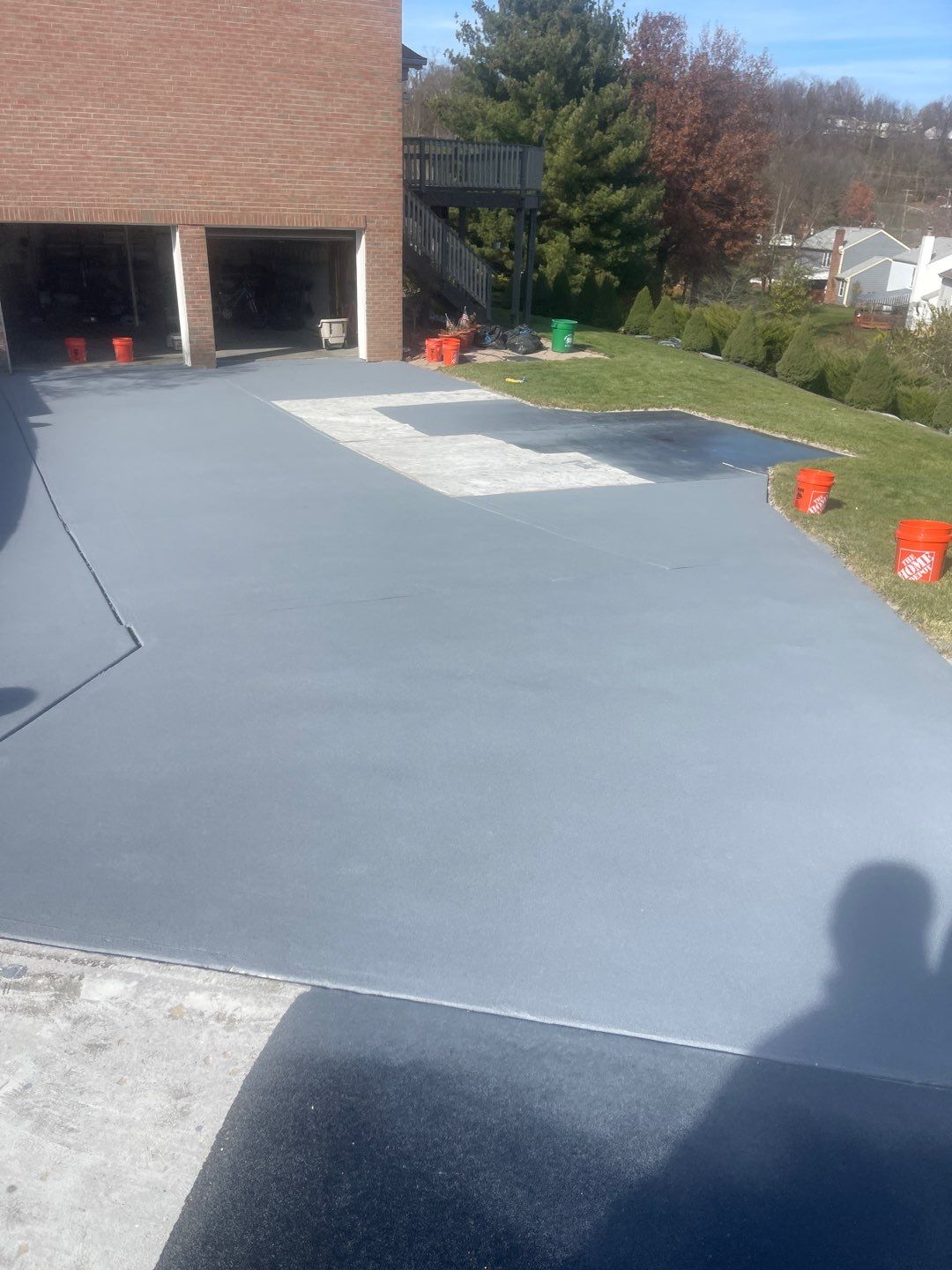 Twilight Driveway Project in Bridgeville by Floors in a Day, Inc