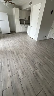 Flooring Installation using Tile