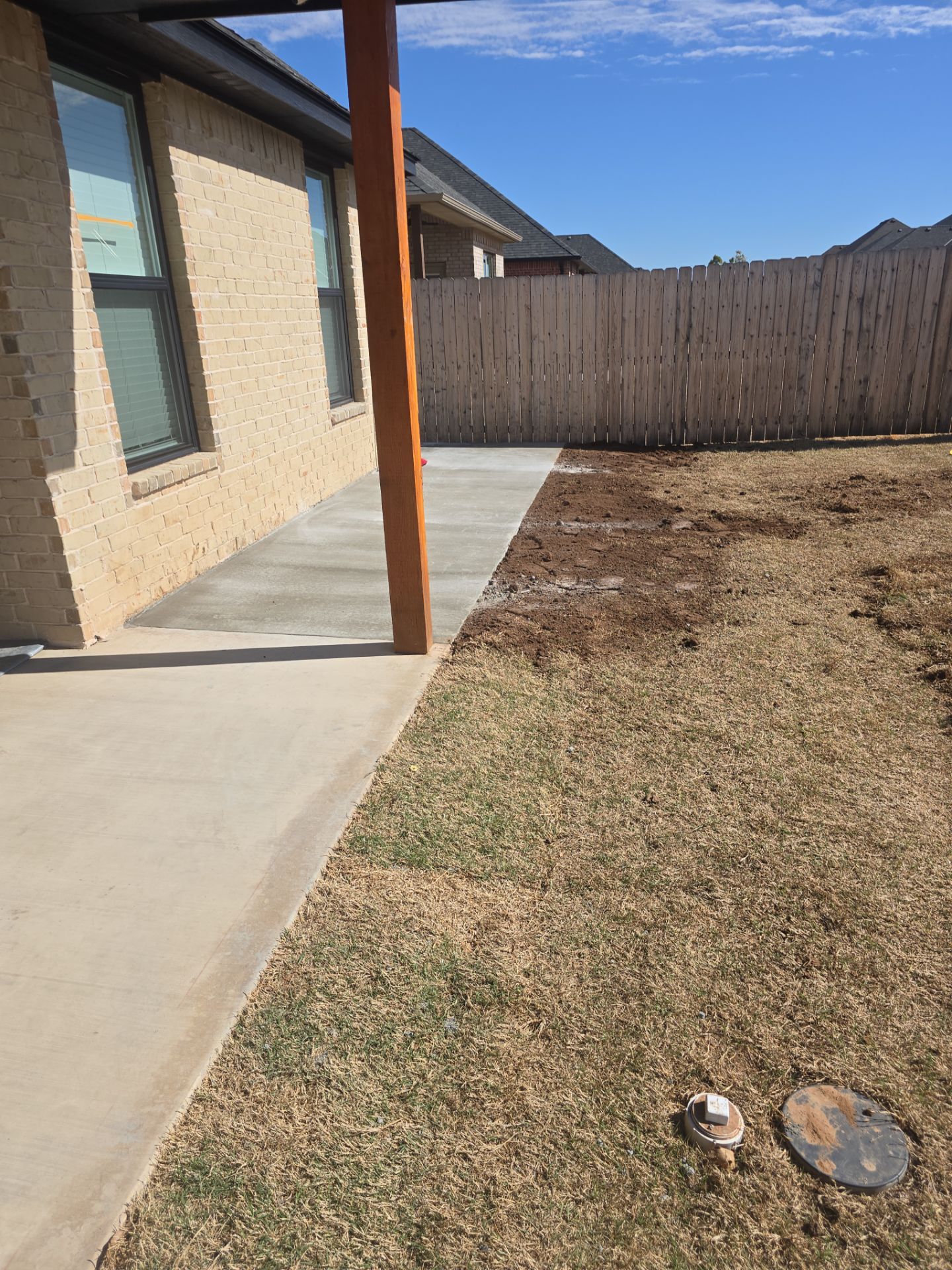 Concrete Sidewalk And Footer by Clays Services Inc