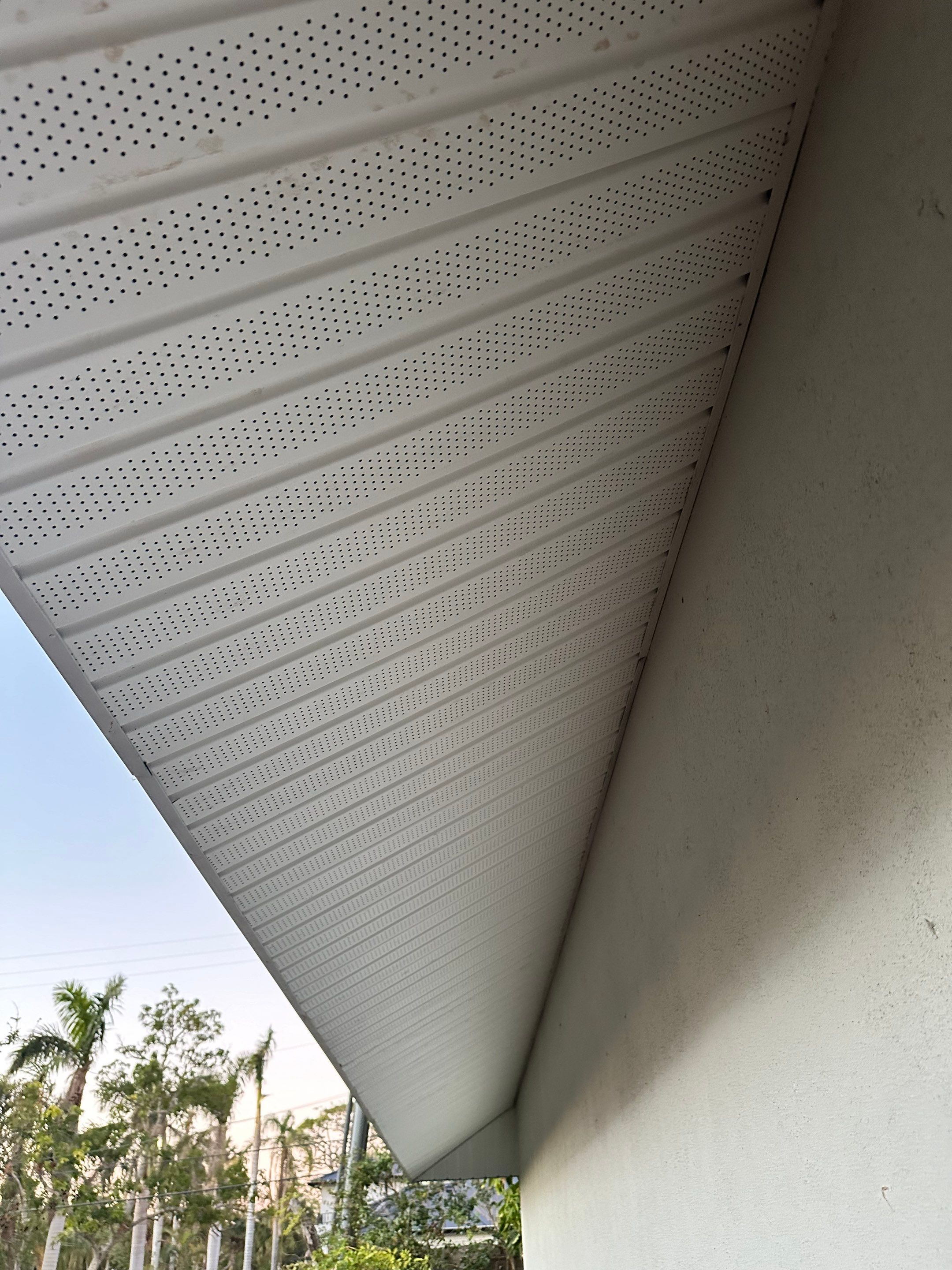 Replace All Soffit in the House in Sarasota FL by Gutter Professors