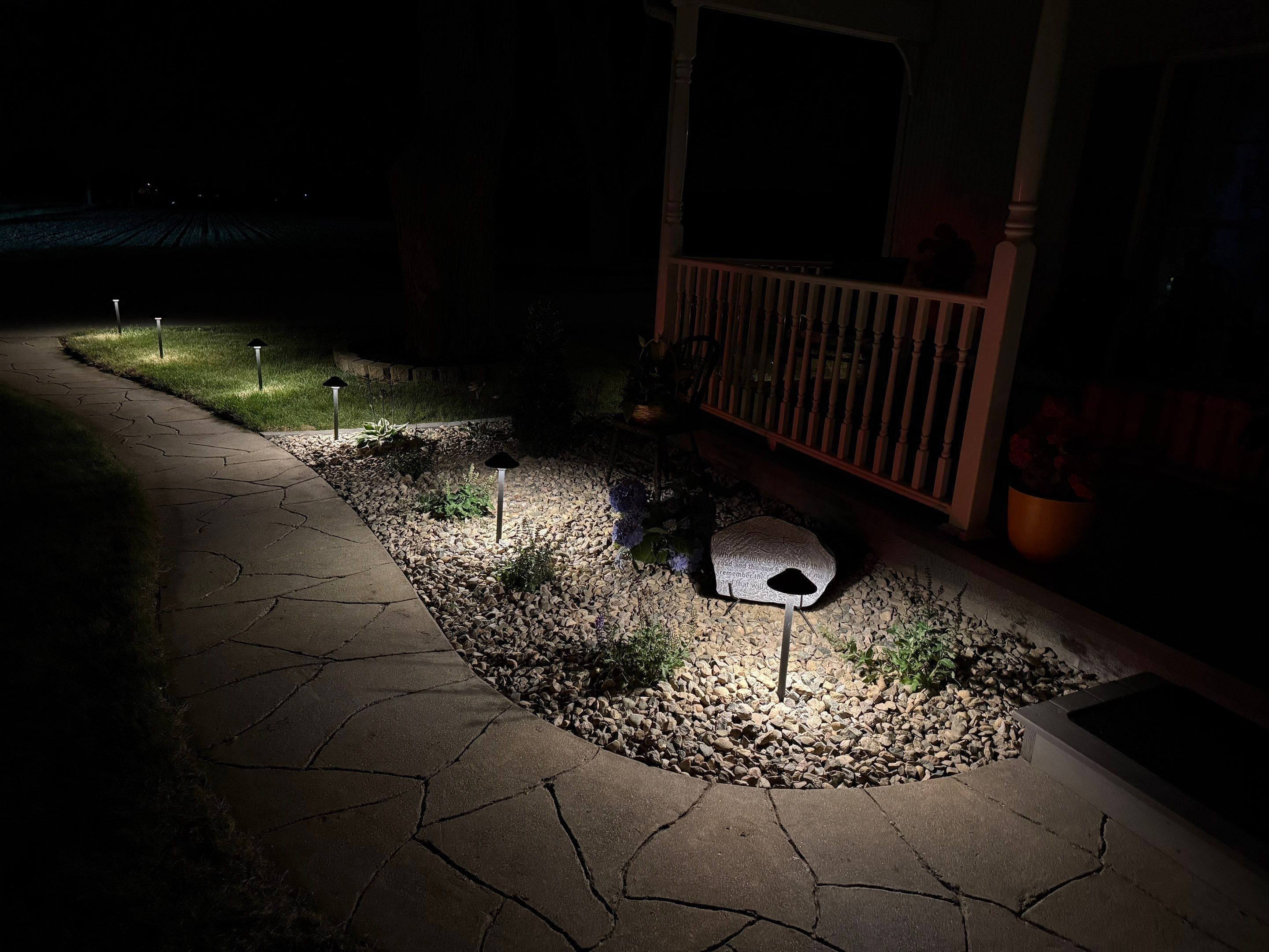 Custom Landscaping, Lighting, & Drip Irrigation Installation in Bryan by Farrell's Lawn & Garden Center LLC