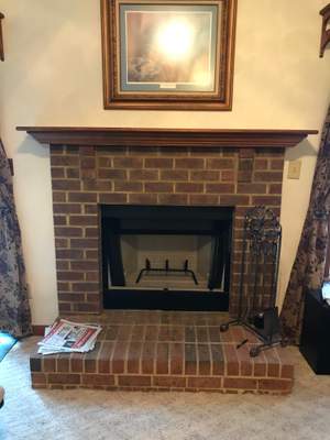 Wood Fireplace Only