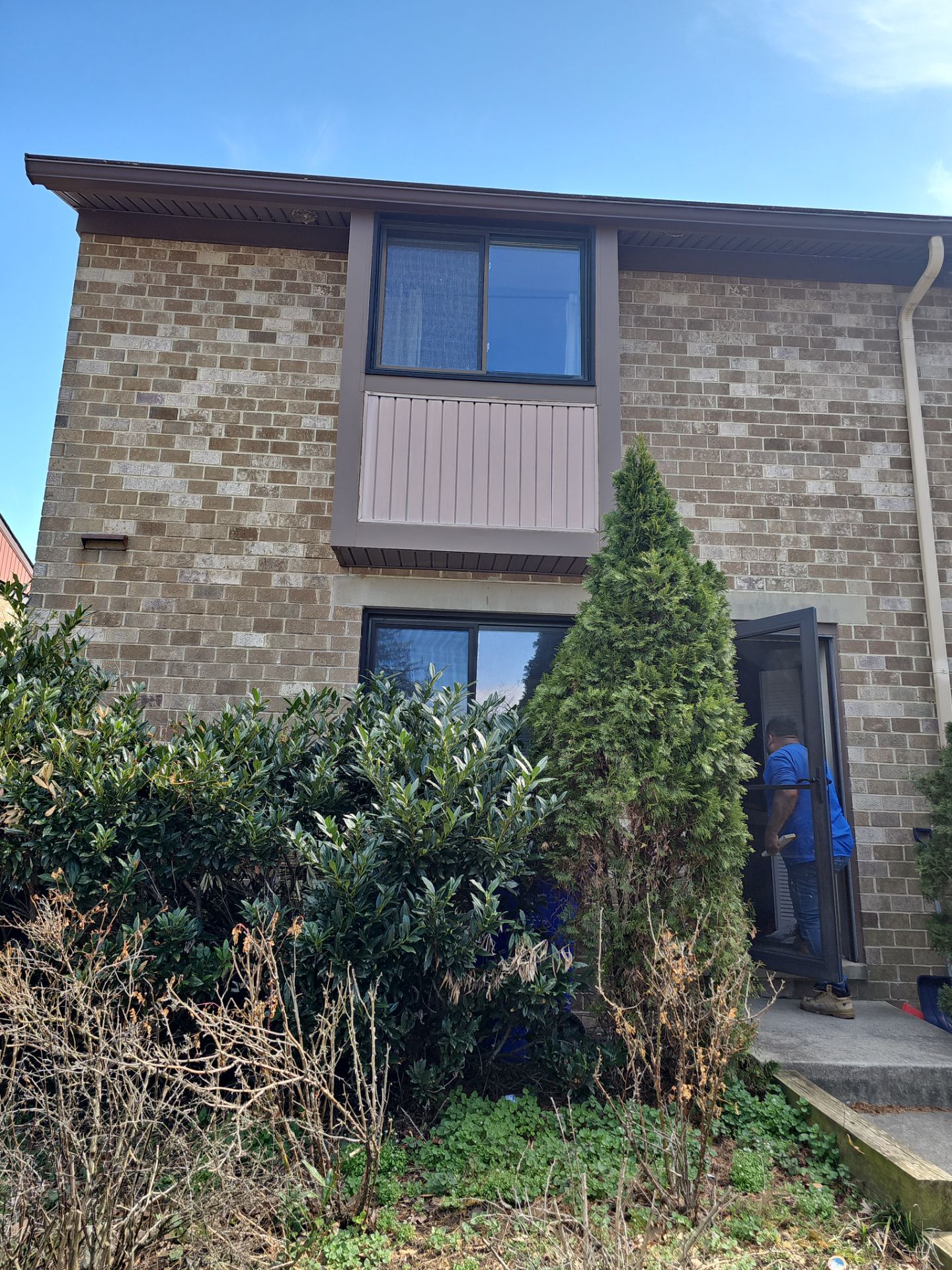 Bronze exterior Provia Sliding windows by Window Depot of Annapolis