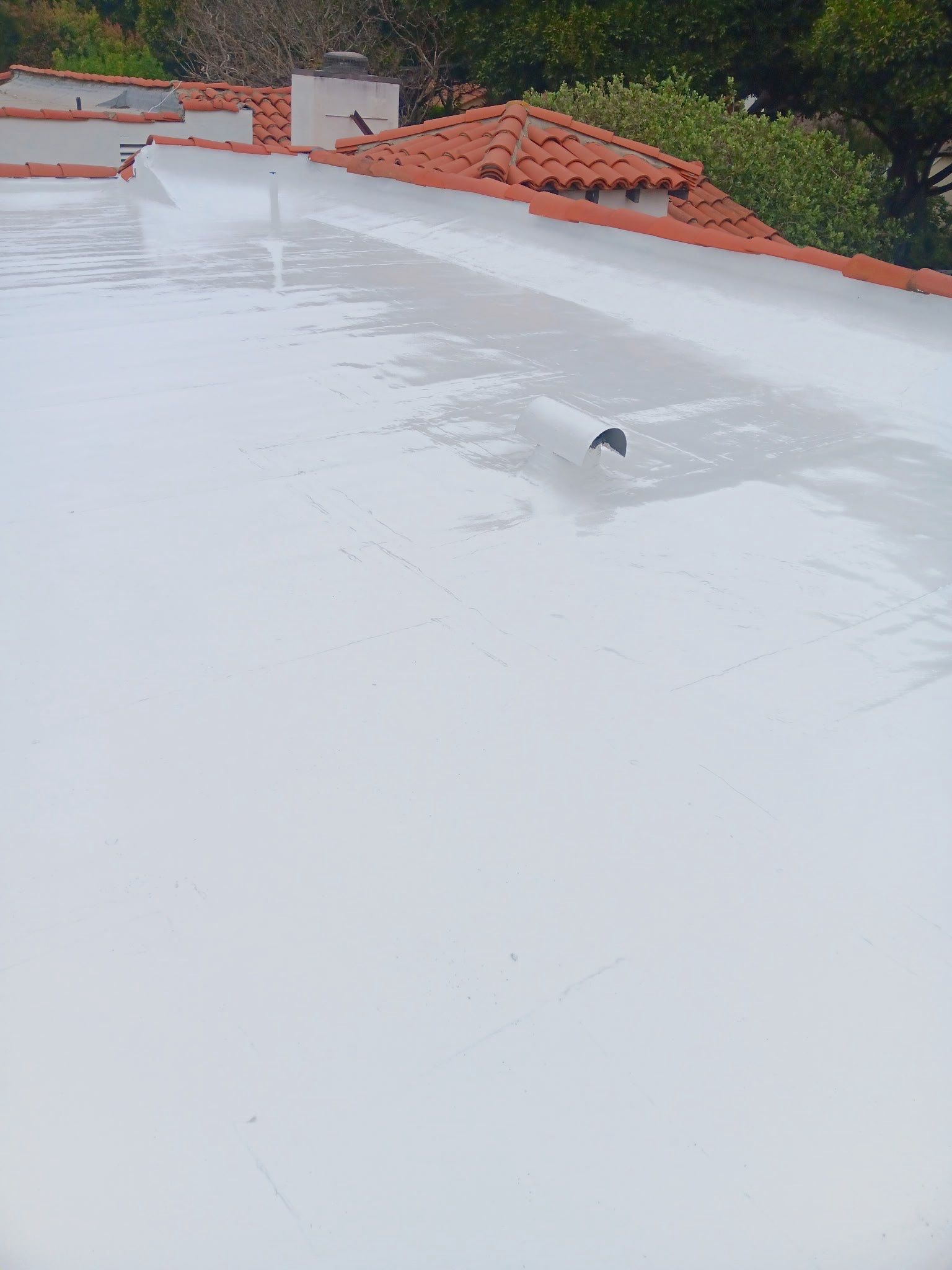 Tile Reset & Silicone Coating using American Standard Coatings Silicone-S by Hull Brothers Roofing