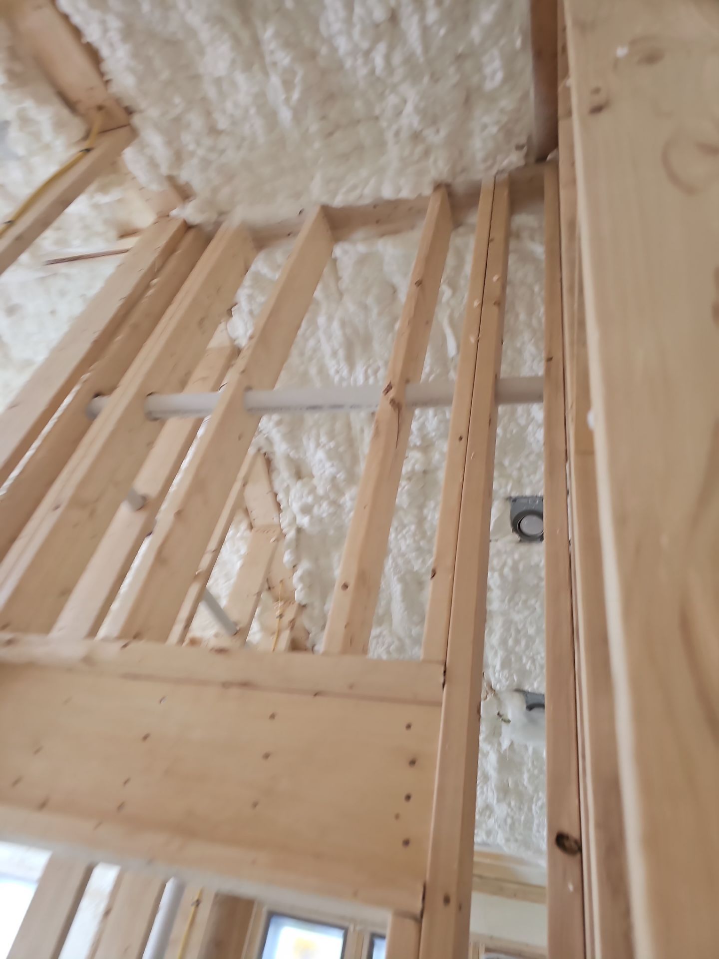 Spray Foam Insulation using open cell spray foam by NYS Foam & Energy