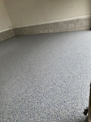 Garage Floor Coating using Steamboat