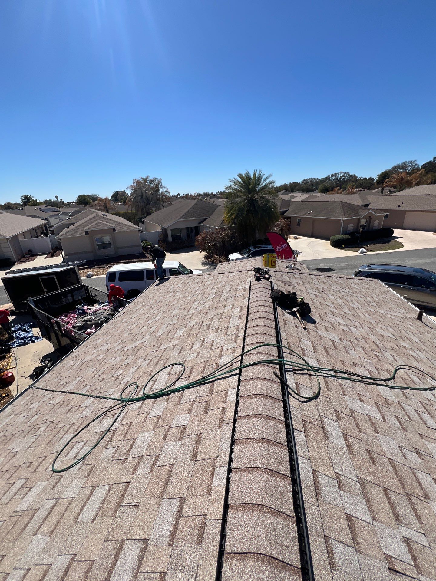 New shingle reroof in The Villages, FL by Brehm Roofing