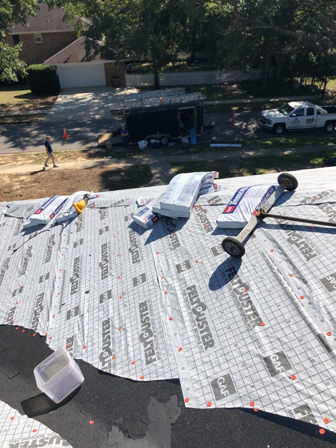 Residential Roofing Installation using Roof Replacement by American Roofing & Construction LLC