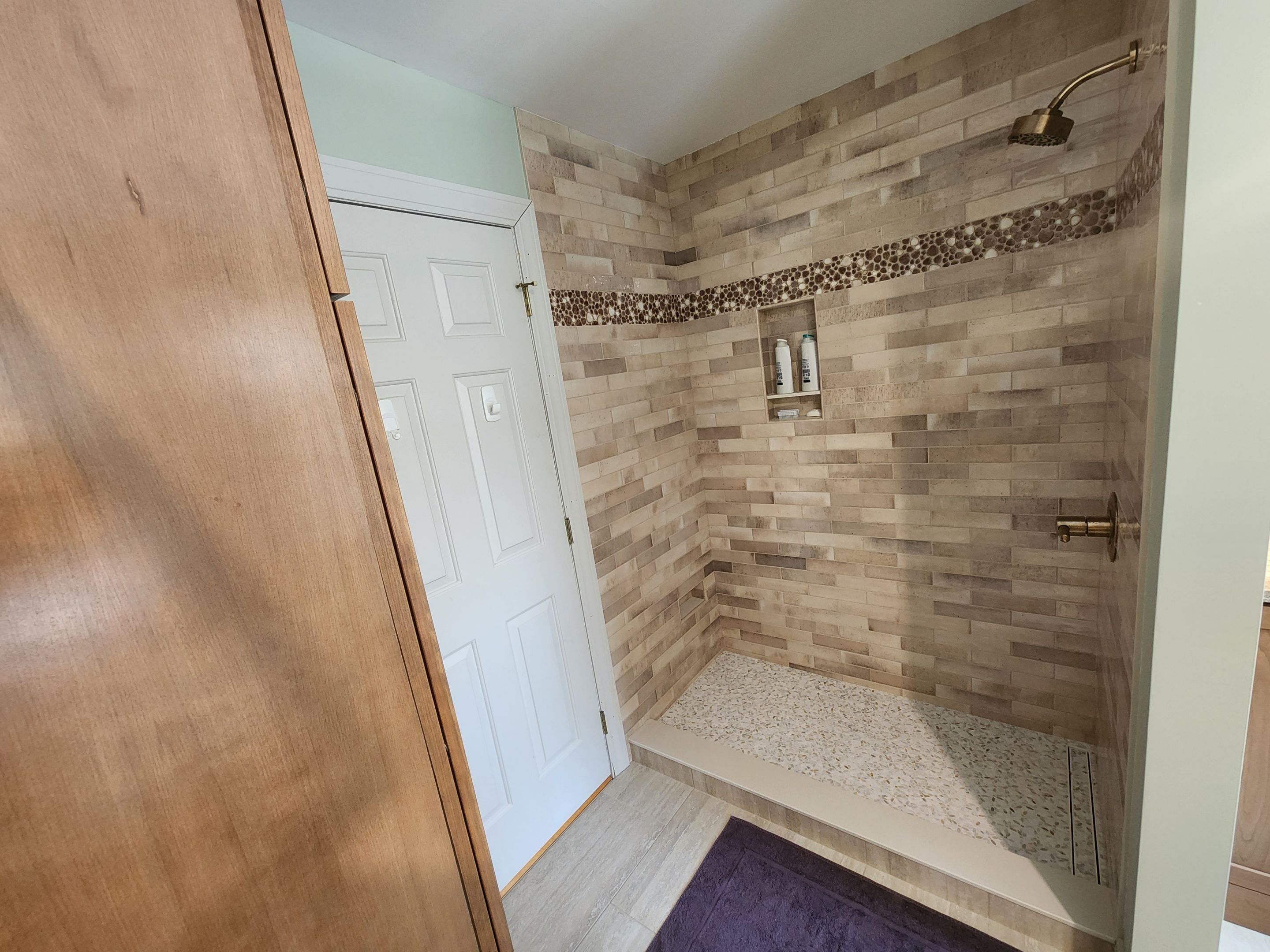 Frameless Sliding Shower Doors by Cheshire Glass Company