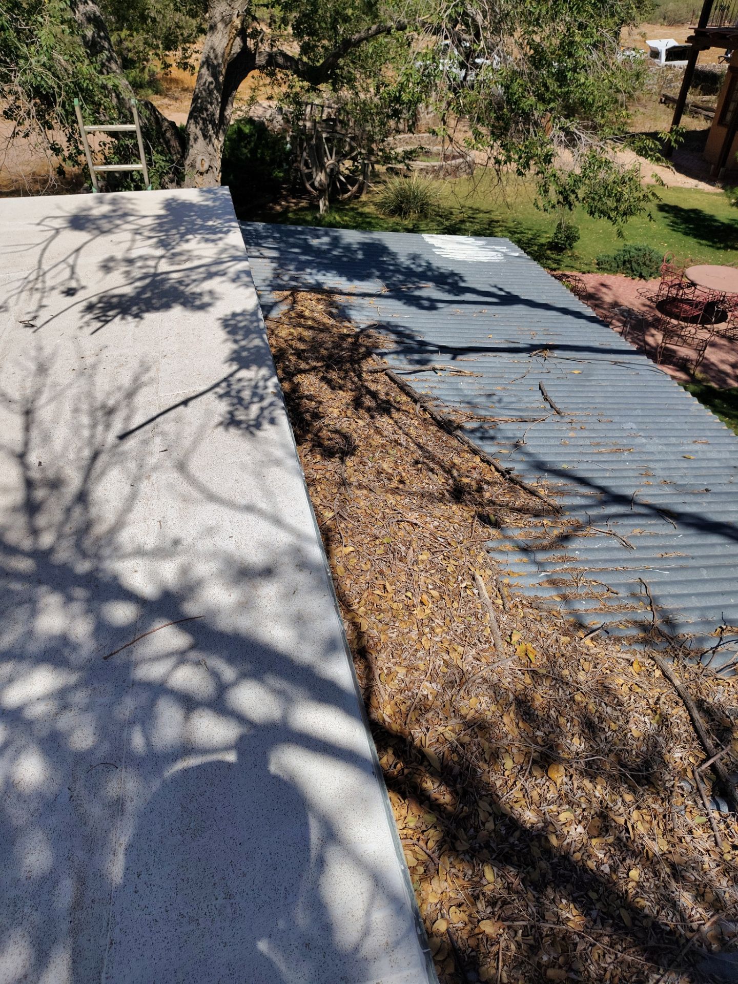 Residential roof application by SPF Services 