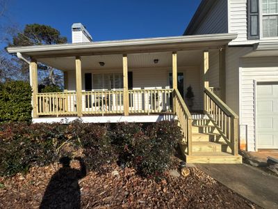 Pressure-Treated Porch Railing and Staircase Upgrade in Cumming