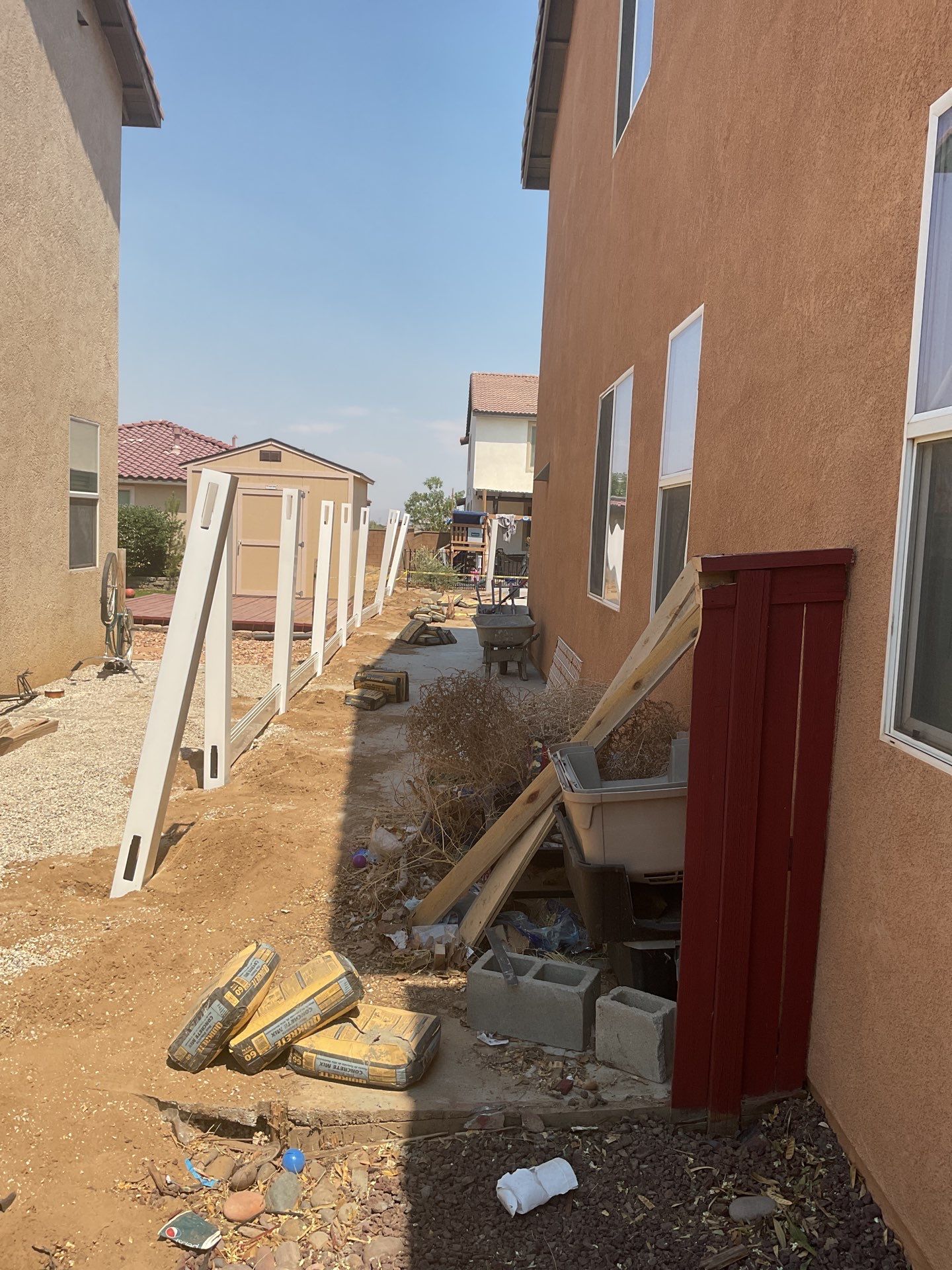 Fence Installation using Vinyl by Fence Guys Inc.
