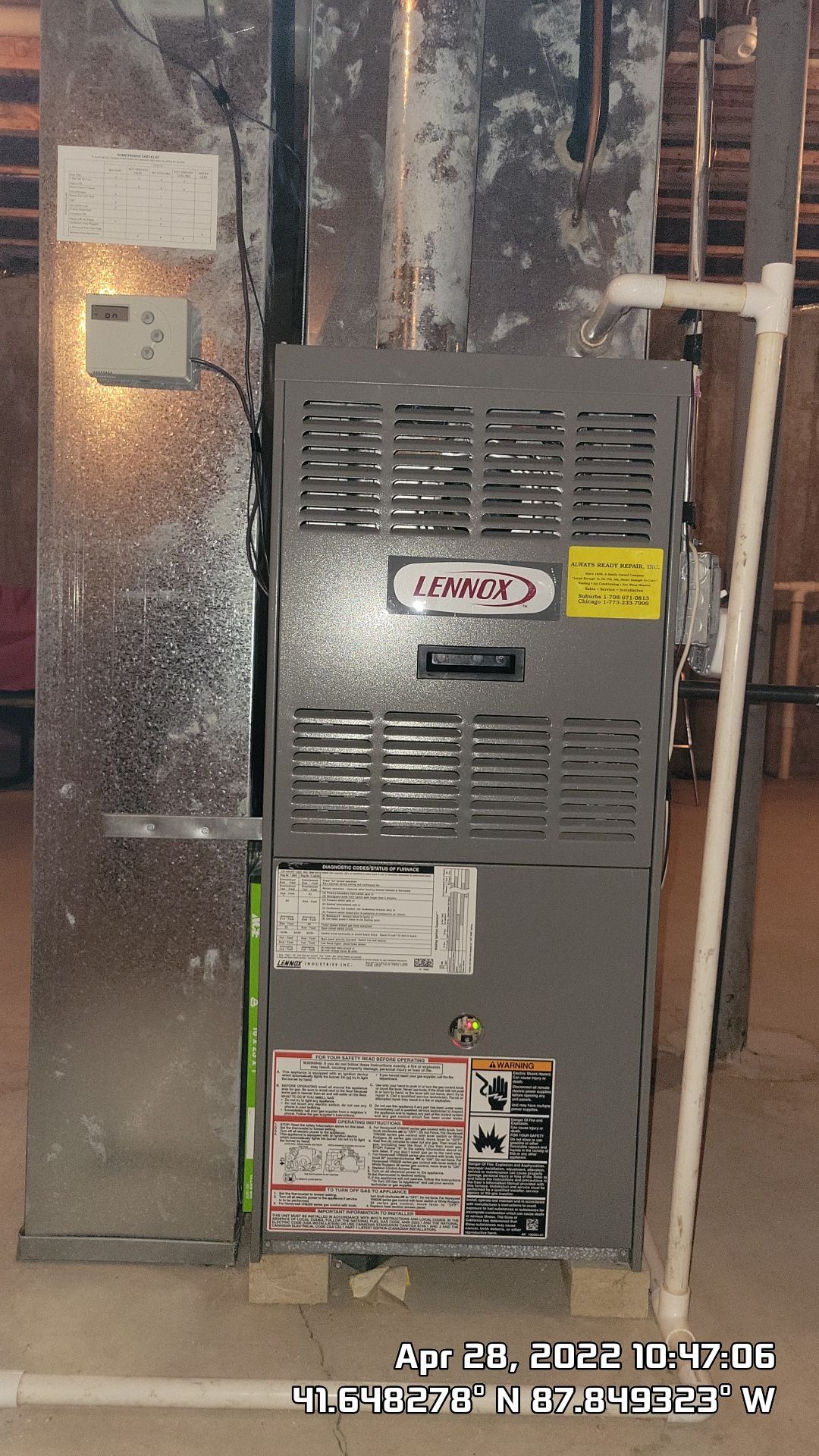 Orland Park Lennox HVAC and Water Heater Installation by Always Ready Repair
