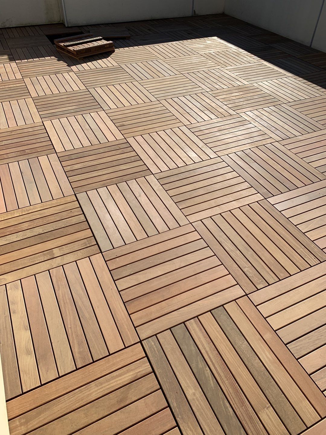 Ballard Rooftop Deck using IPE Tiles by Alki deck builders