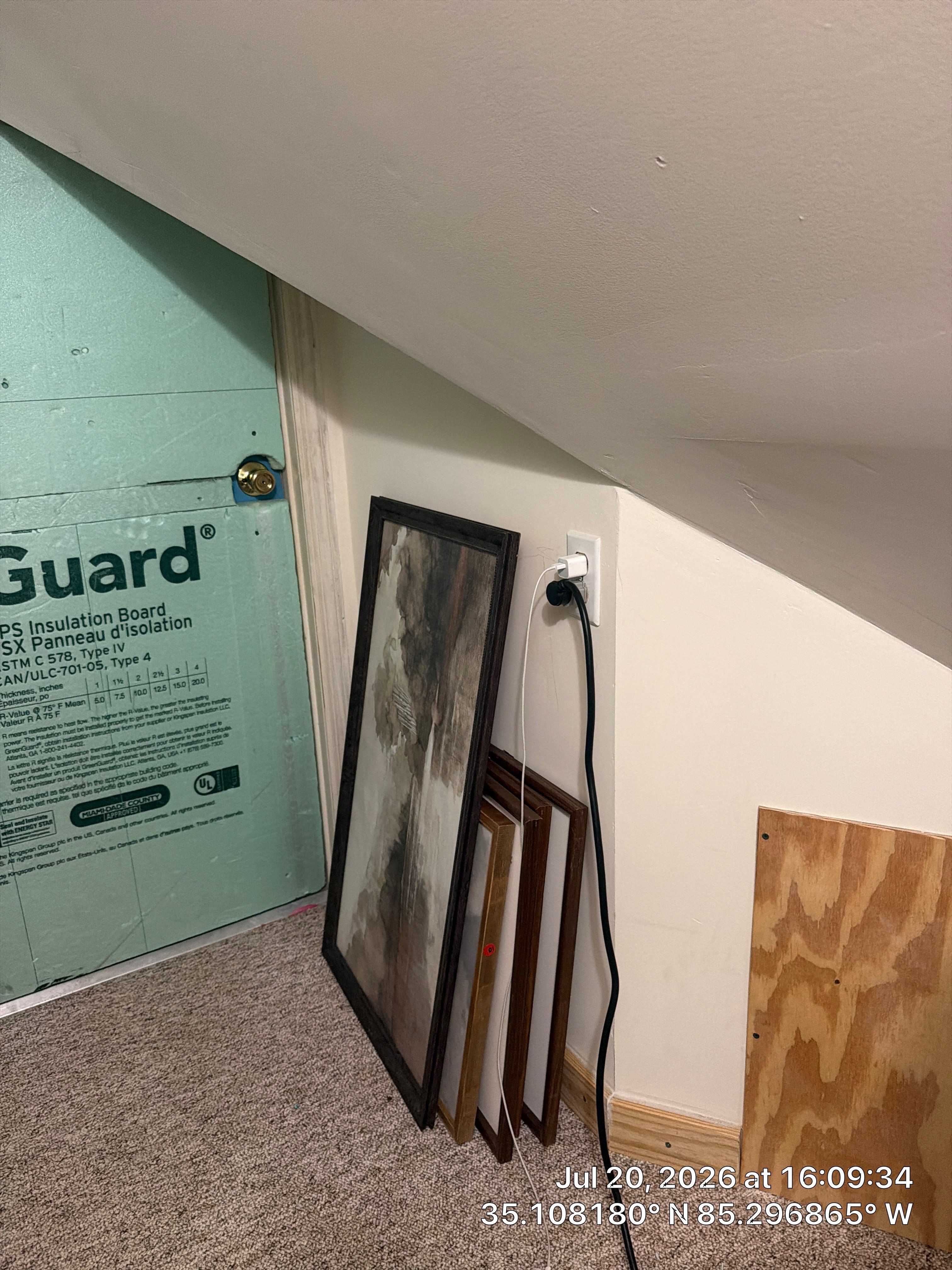 Attic Knee Wall Sealing and Insulation in Chattanooga by CompanyCam Sales Demo