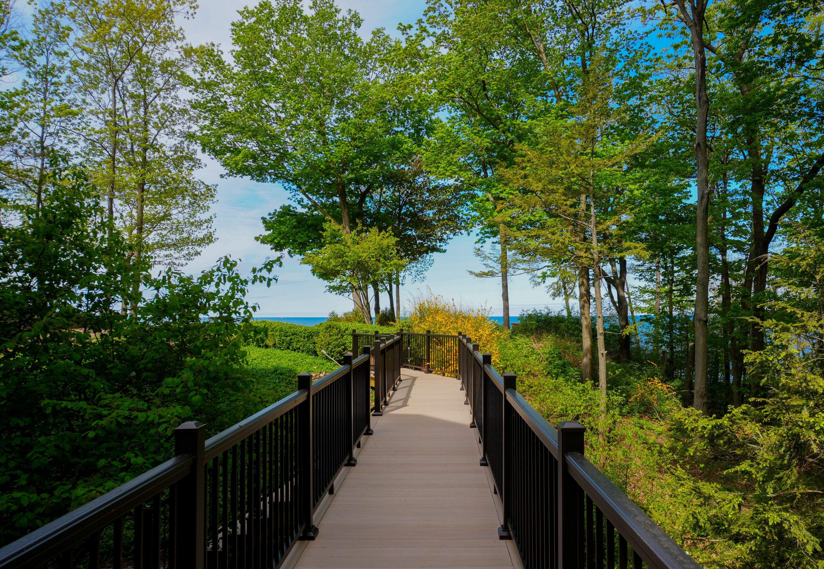 Custom Multi-Level Deck in Grand Haven by Cutting Edge Homes
