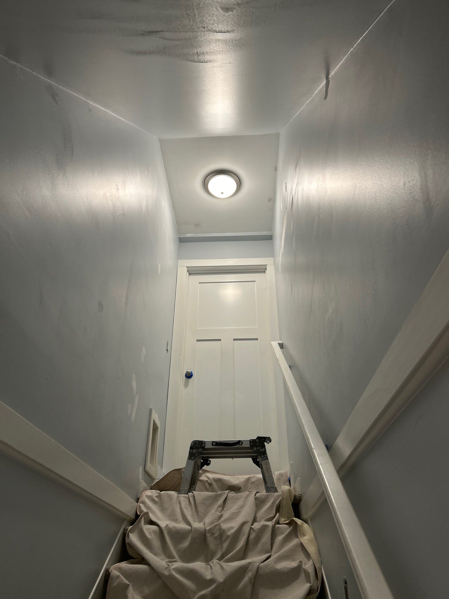 Interior painting, baseboard repair, and drywall install by Gordon Painting