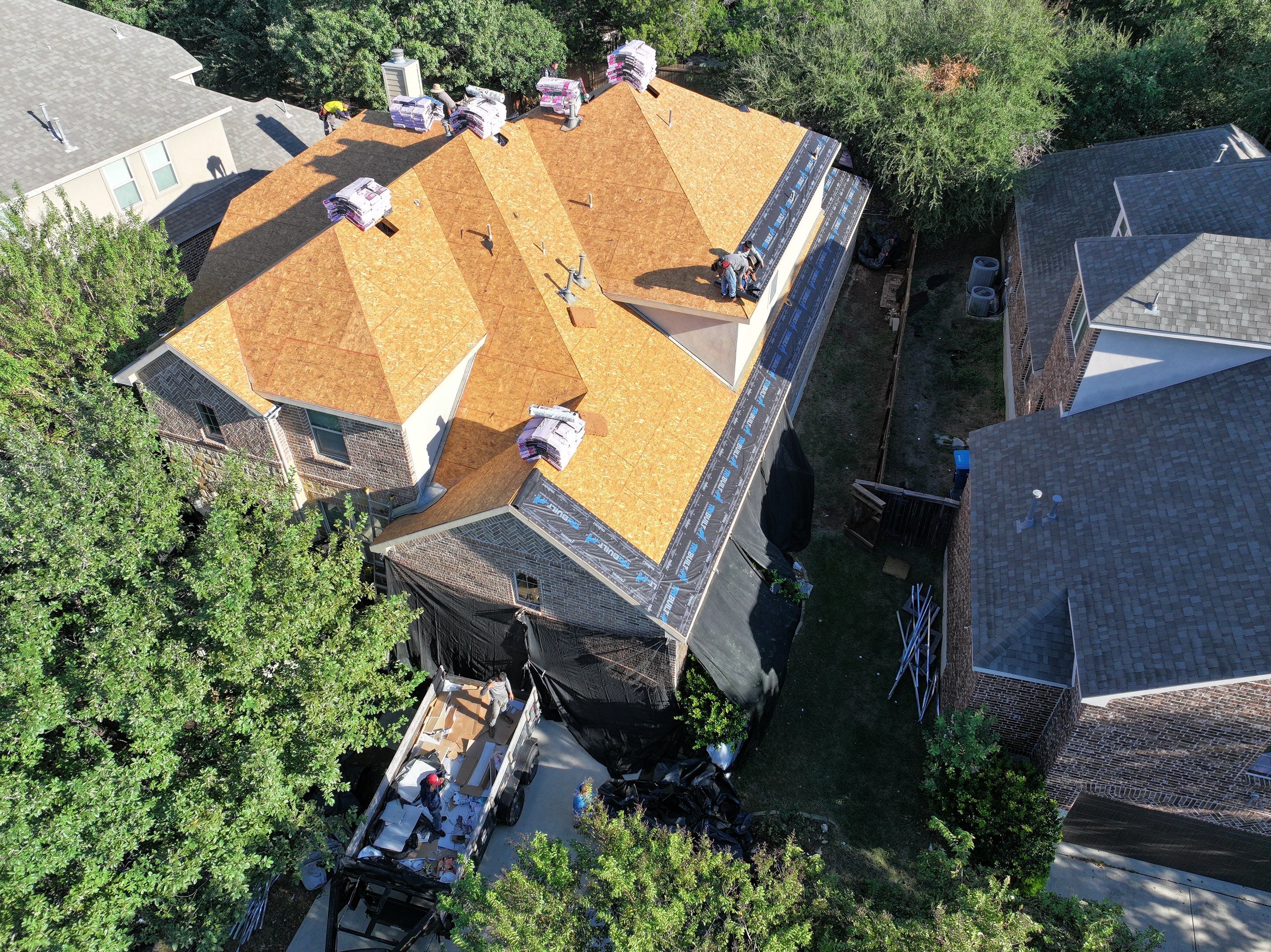 Residential Roof Replacement by Premier Roofing and Contracting