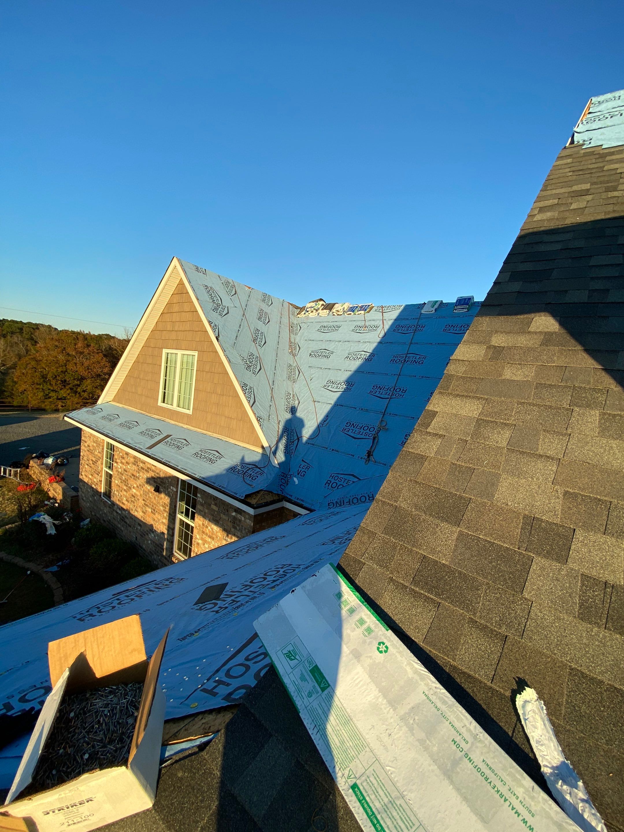 Residential Roofing Repair using Malarkey Vista: Storm Gray by Hostetler Roofing
