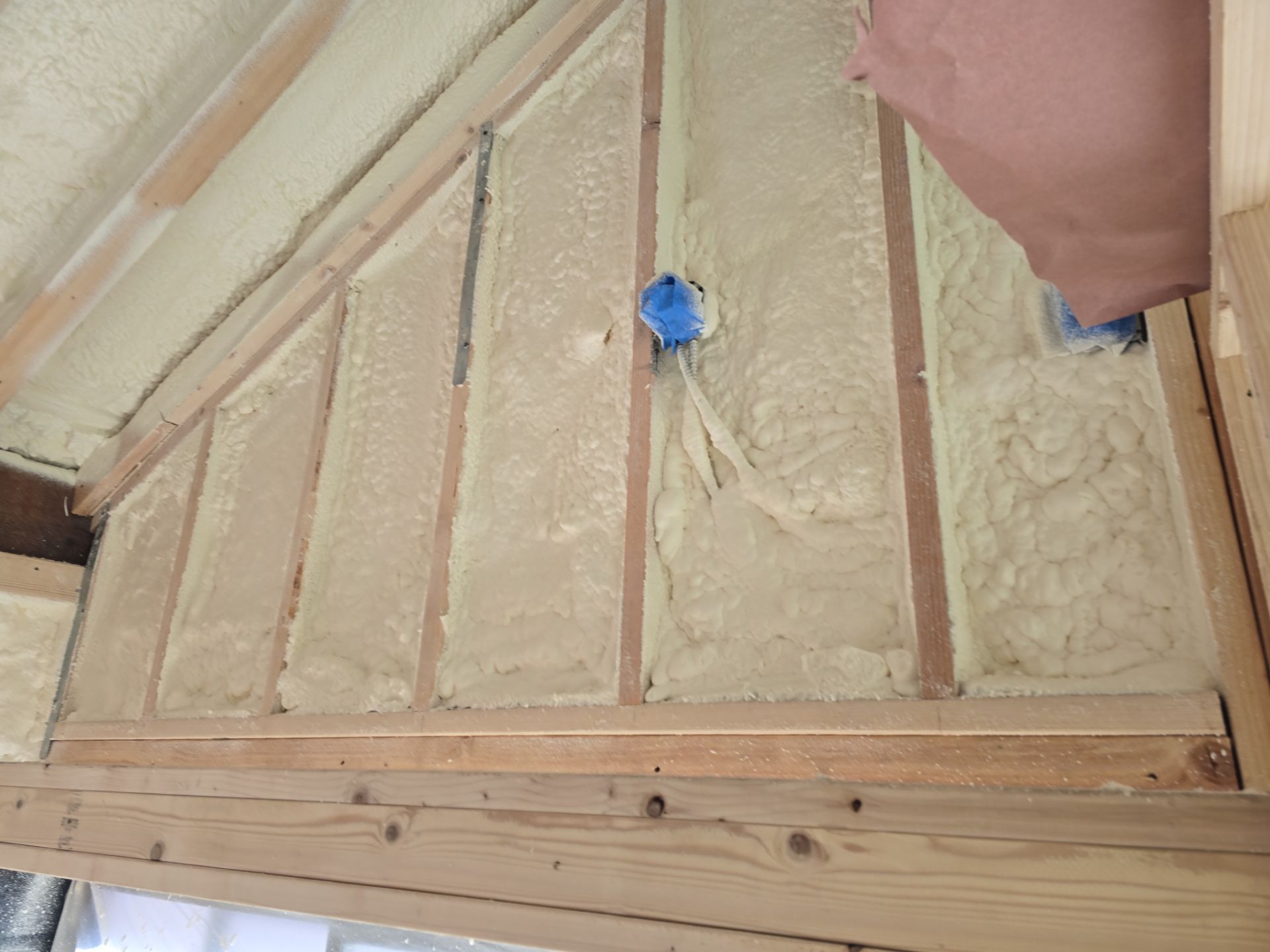 Attic Insulation using Closed Cell Spray Foam by NYS Foam & Energy
