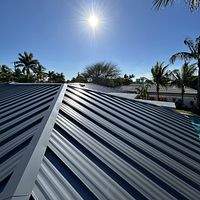 .032 Aluminum 1.5" Mechanical Seam Pre- Weathered  by Total Roofing System The Metal Roof Experts