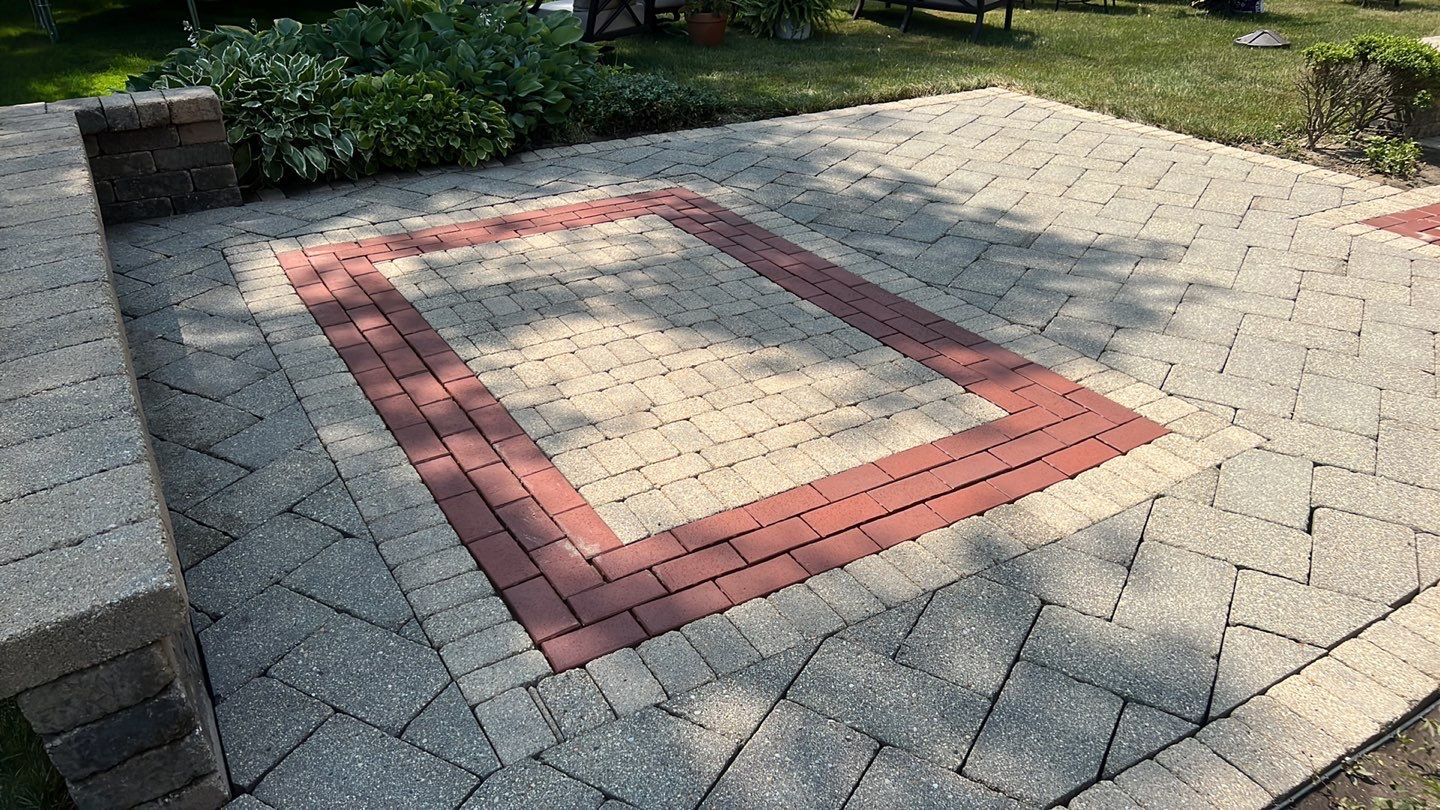 Brick paver clean, sand and seal.  using Surebond SB-1300 by Northern Power Washing LLC.