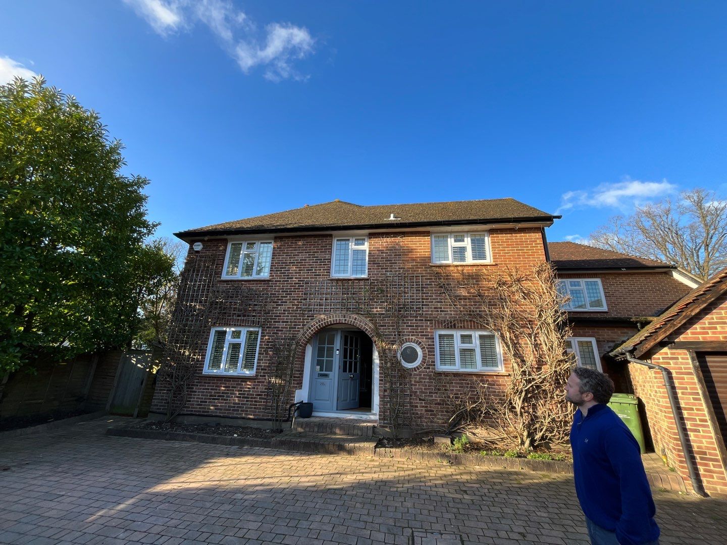 Roof Patio Driveway Clean using Mosmatic FSC and Biocide by Ges Exterior Cleaning ltd