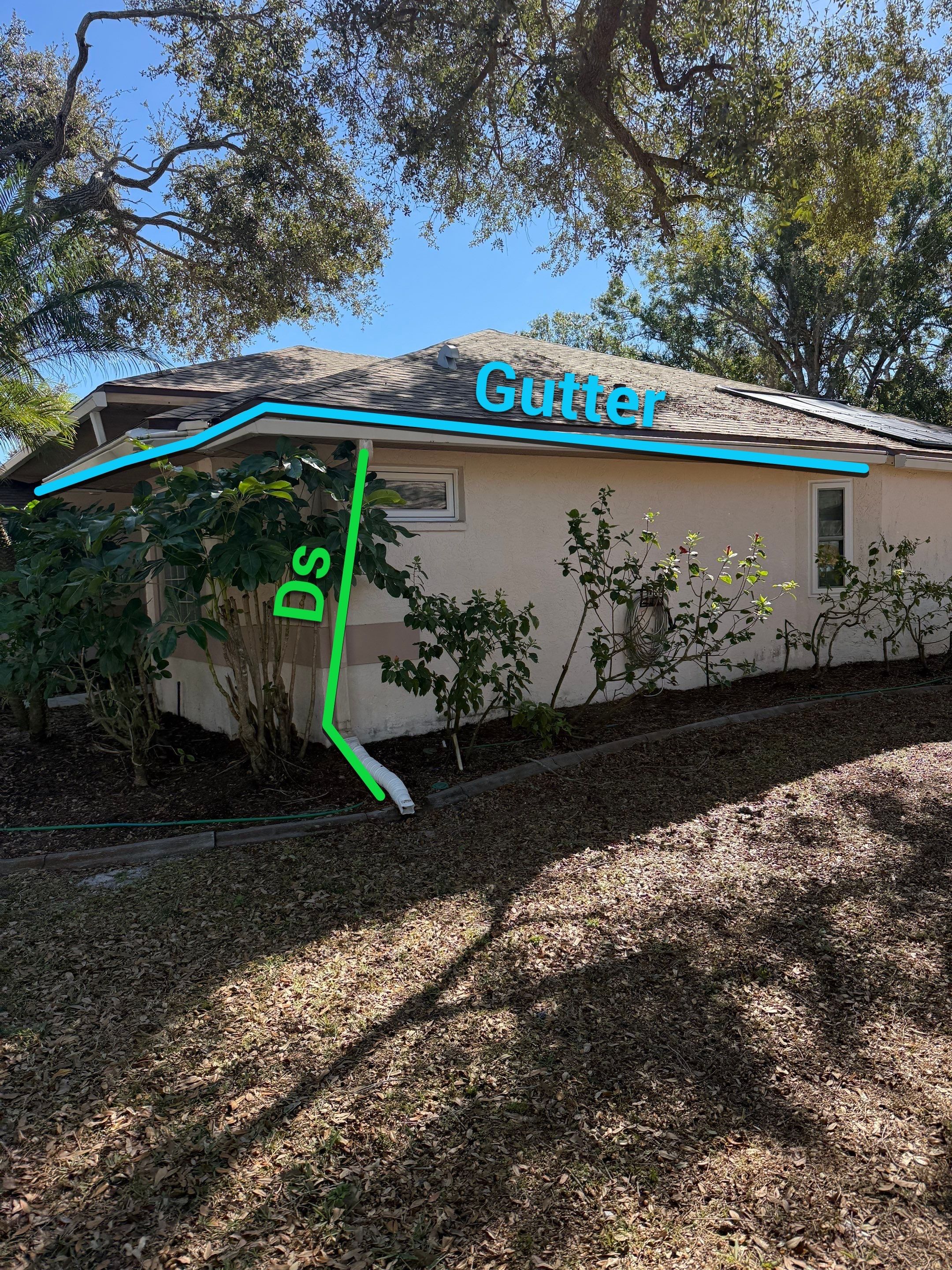 Seamless Aluminum Gutter Installation using 6 Inch Seamless Gutters in Sarasota FL by Gutter Professors