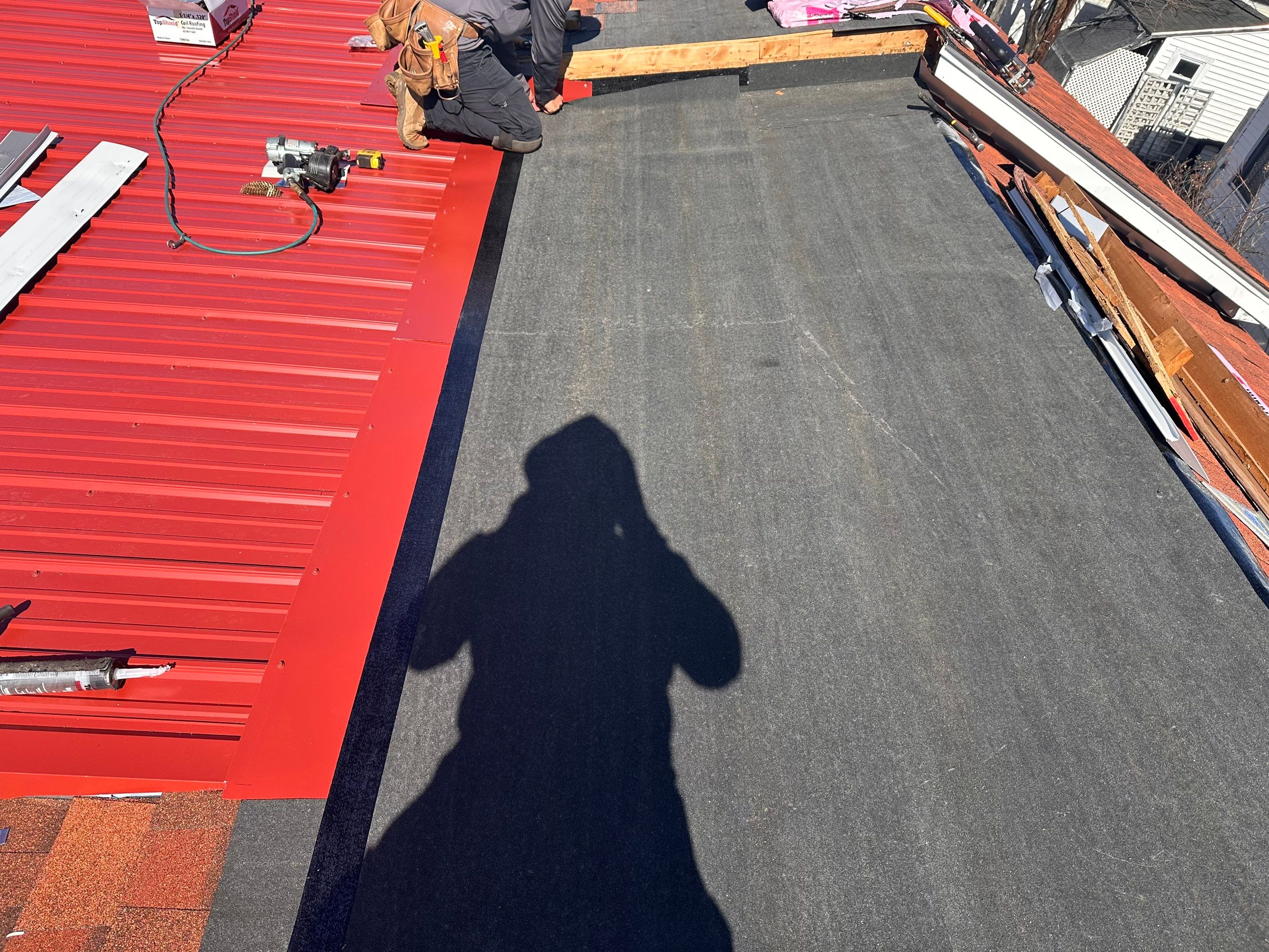 Corrugated Metal and Asphalt in Merrimack New Hampshire by Tall pine roofing
