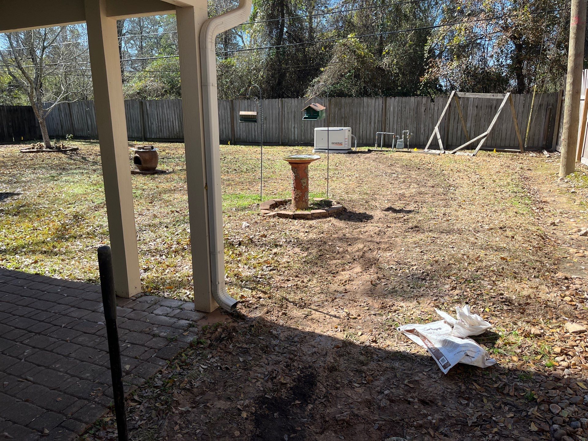 Residential Generac Home Standby Generator Installation in Conroe, Texas by GenTex Elite Services